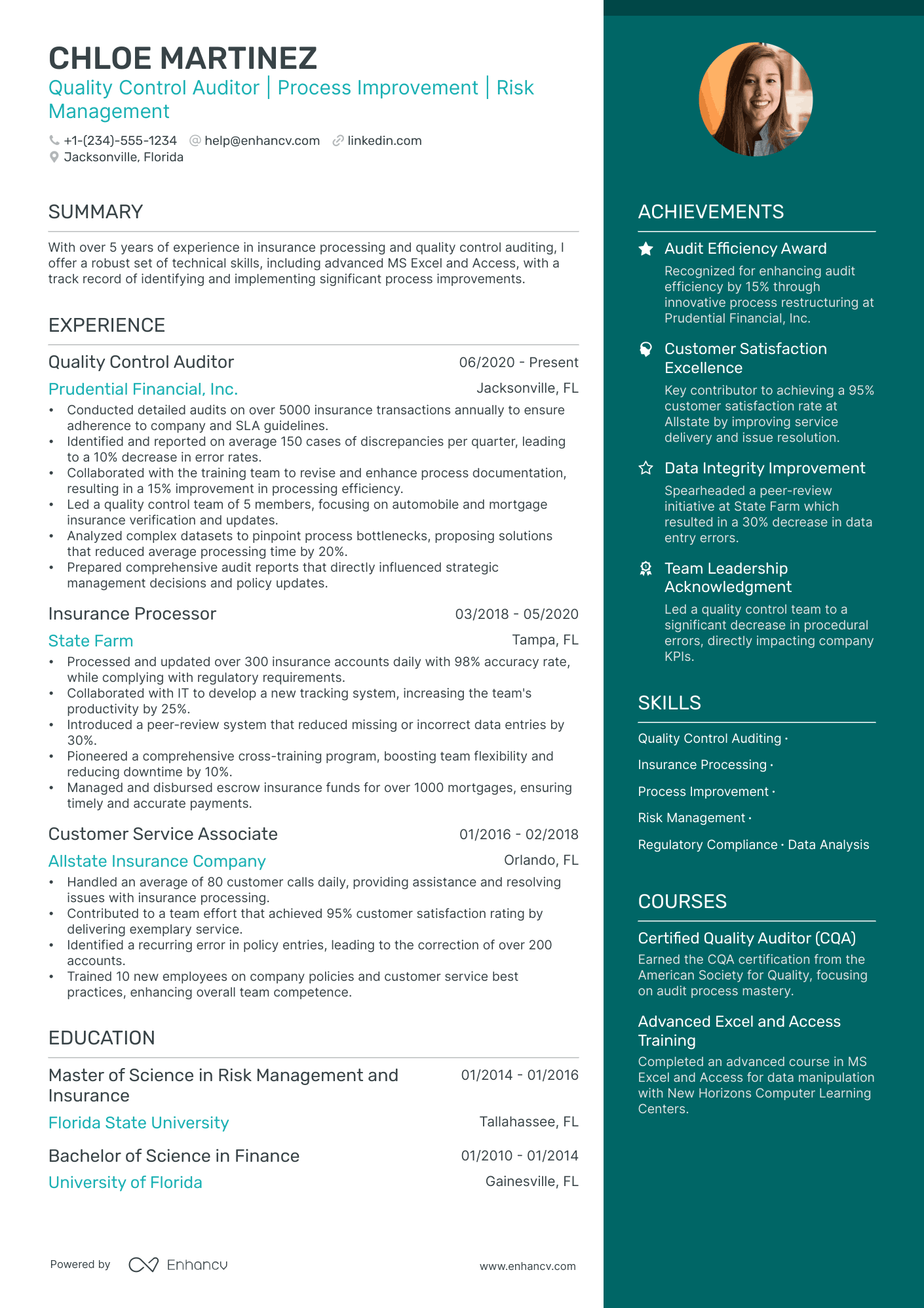 5 Quality Control Specialist Resume Examples & Guide for 2024