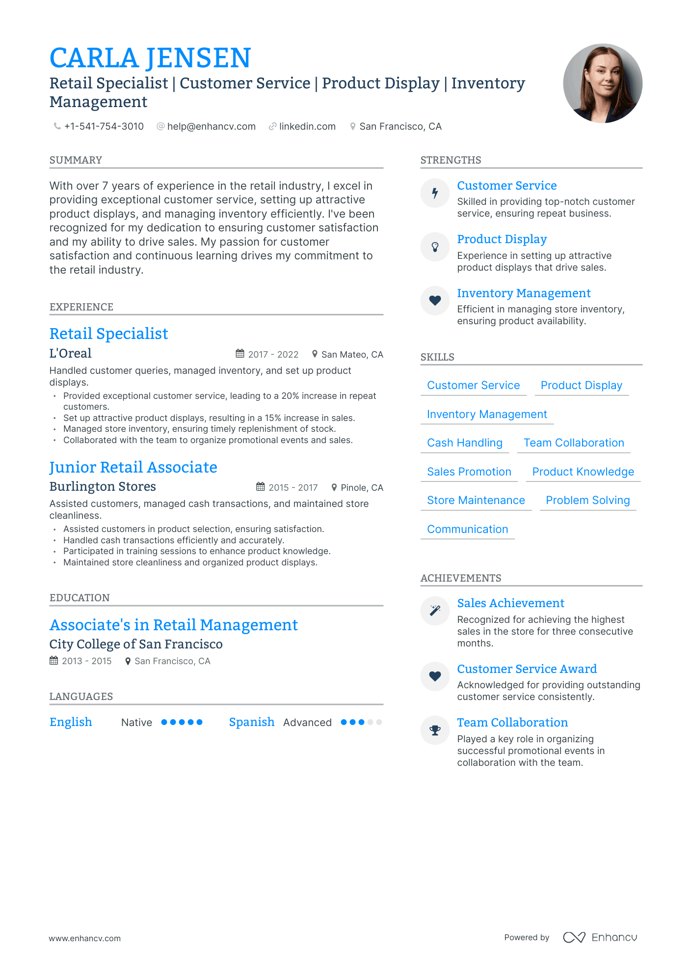 21 Retail Resume Examples & Guide for 2023