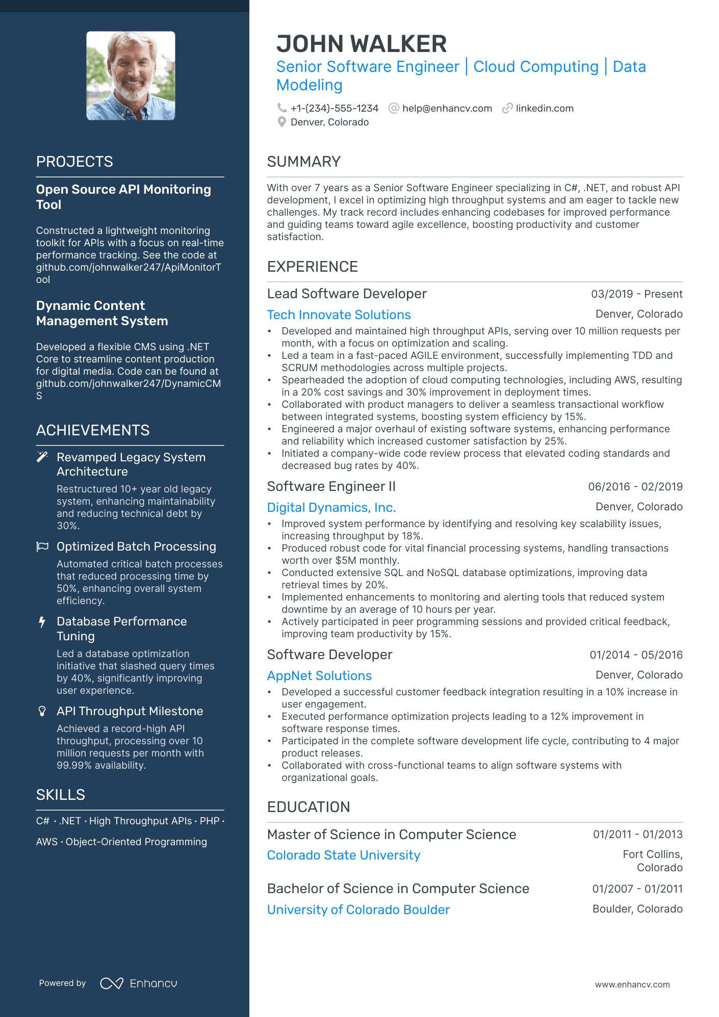 5 Freelance Software Developer Resume Examples & Guide for 2024