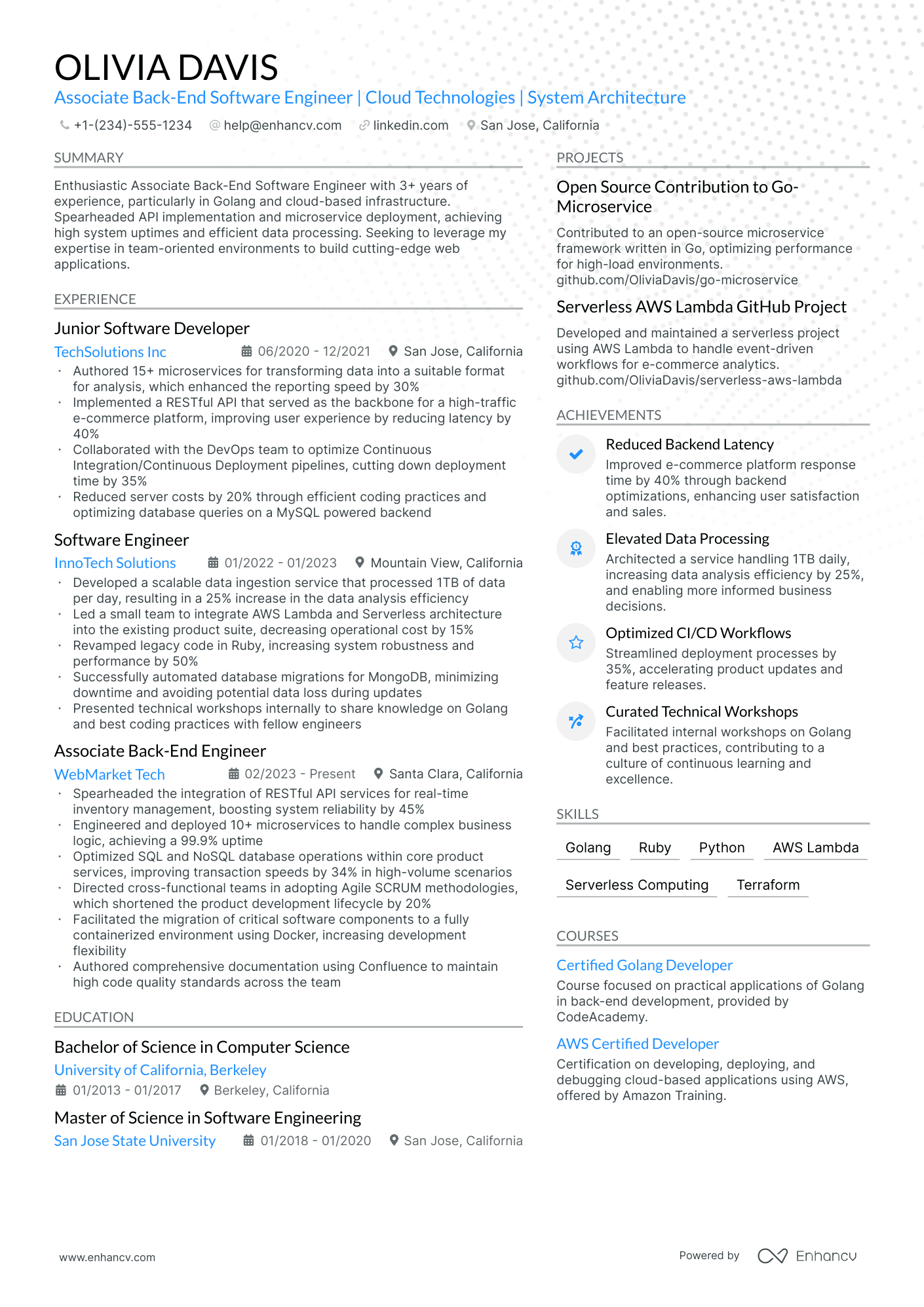 5 Associate Software Engineer Resume Examples & Guide for 2024