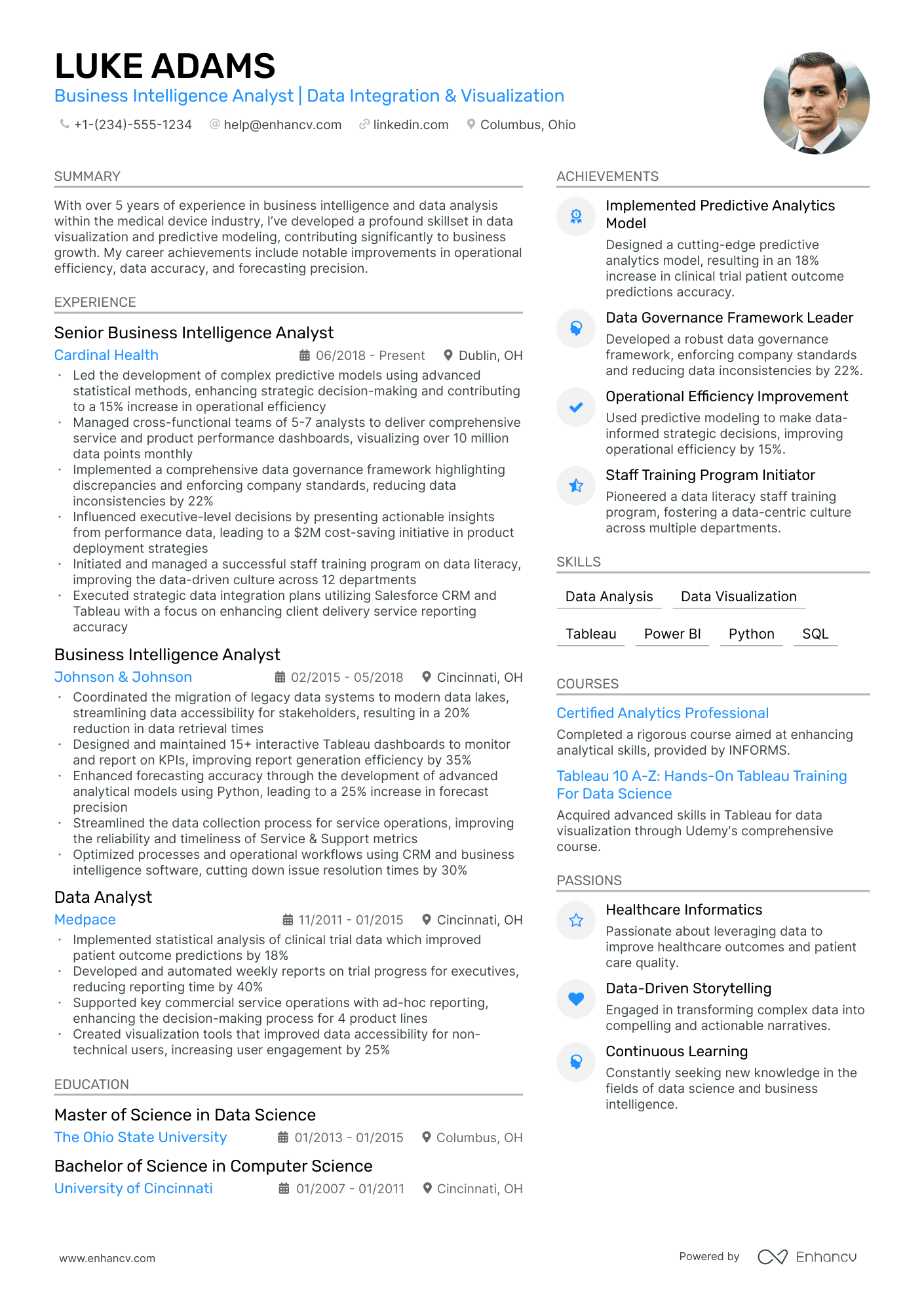 5 Senior Business Analyst Resume Examples & Guide for 2024