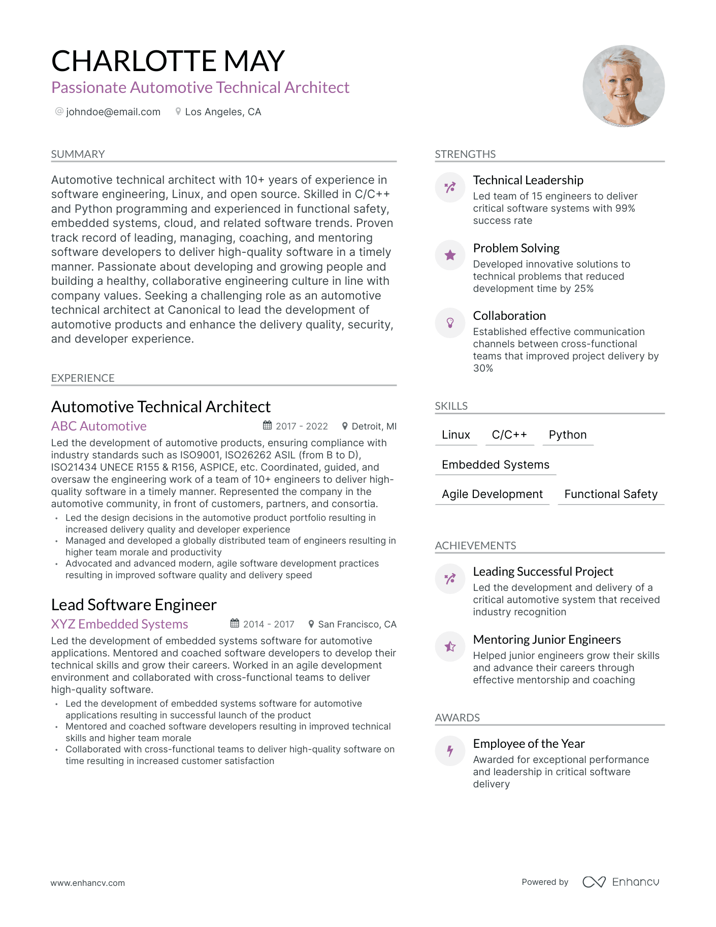 5 Automotive Engineering Resume Examples & Guide for 2023