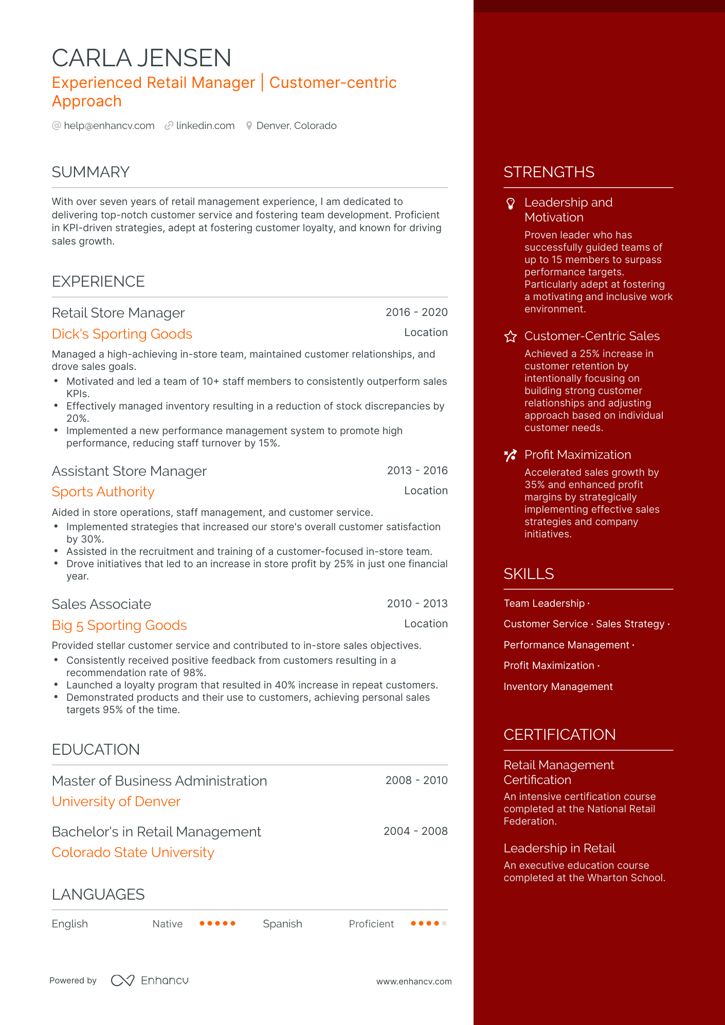 9 Assistant Manager Resume Examples & Guide for 2024