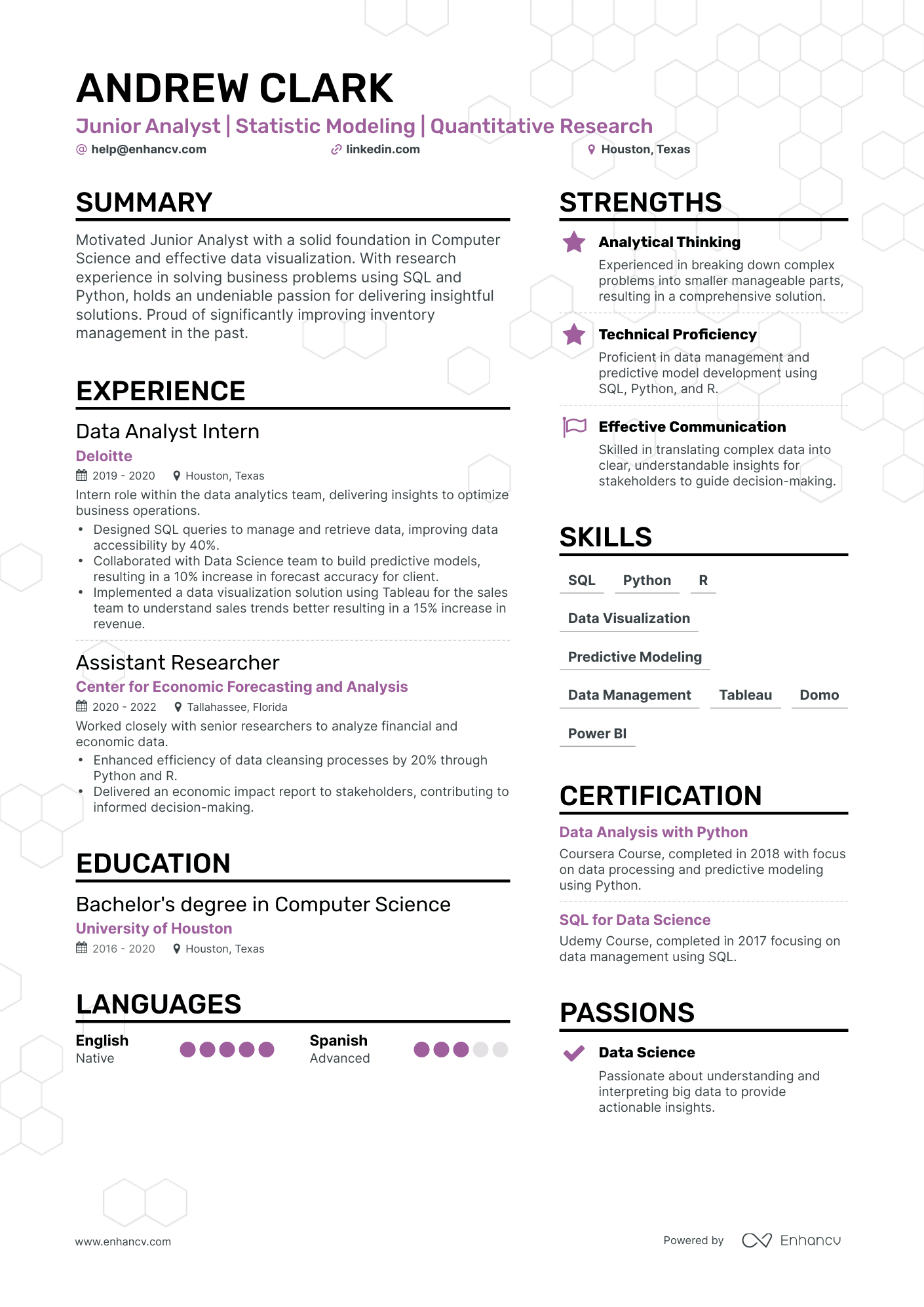 5 Junior Data Analyst Resume Examples & Guide for 2024