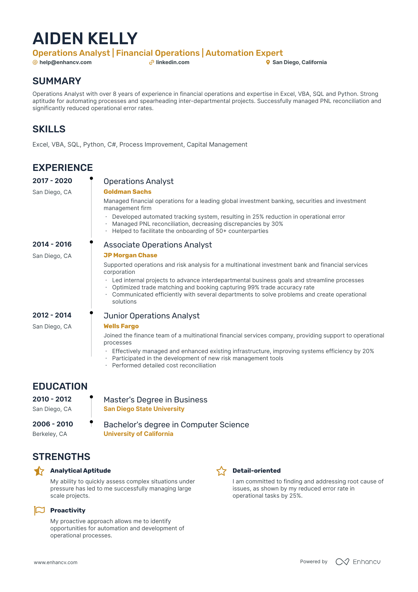 O2c Resume 10 Operations Analyst Resume Examples & Guide for 2026