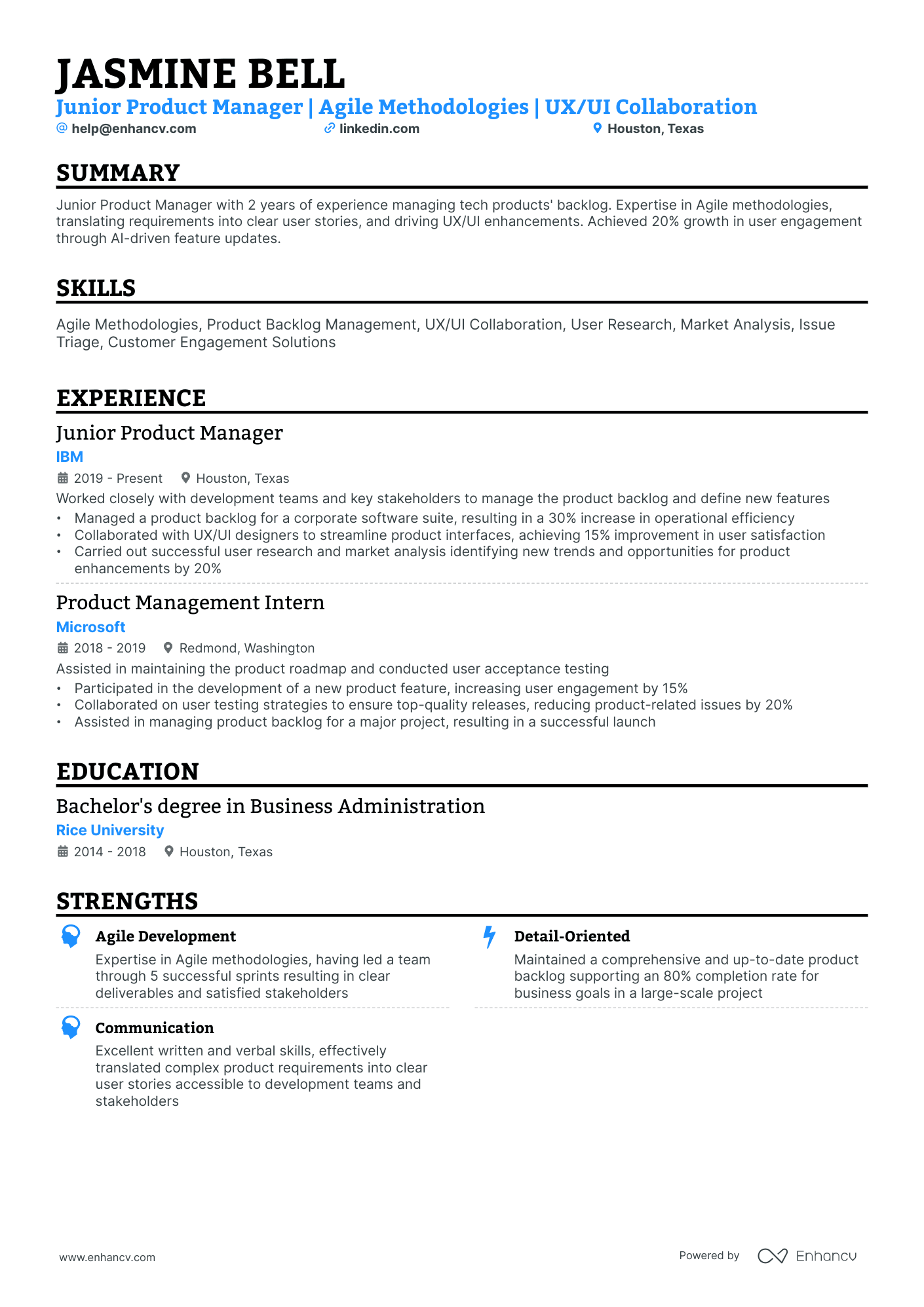10 Junior Product Manager Resume Examples & Guide for 2026