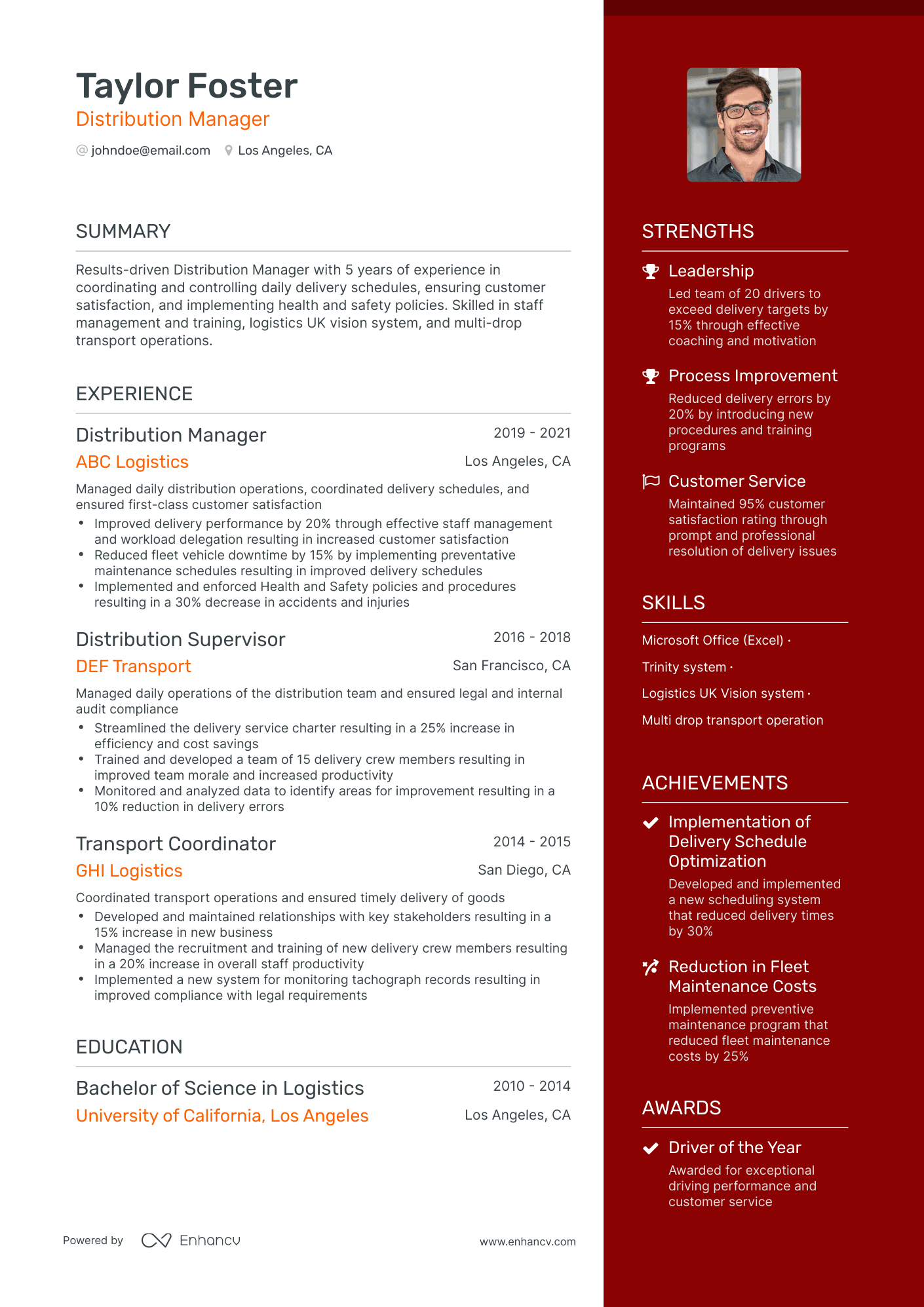 14 Supply Chain Manager Resume Examples & Guide for 2024