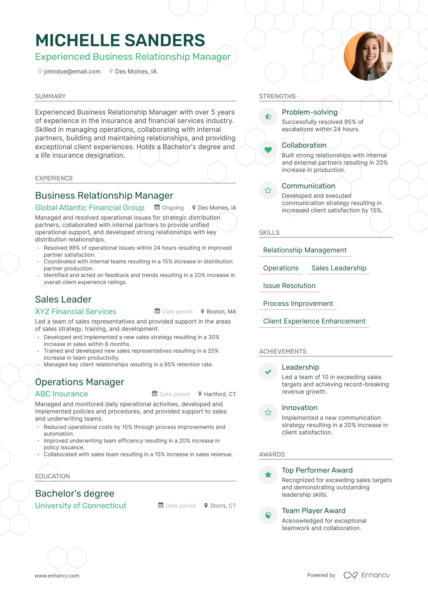 5 Business Relationship Manager Resume Examples & Guide for 2023