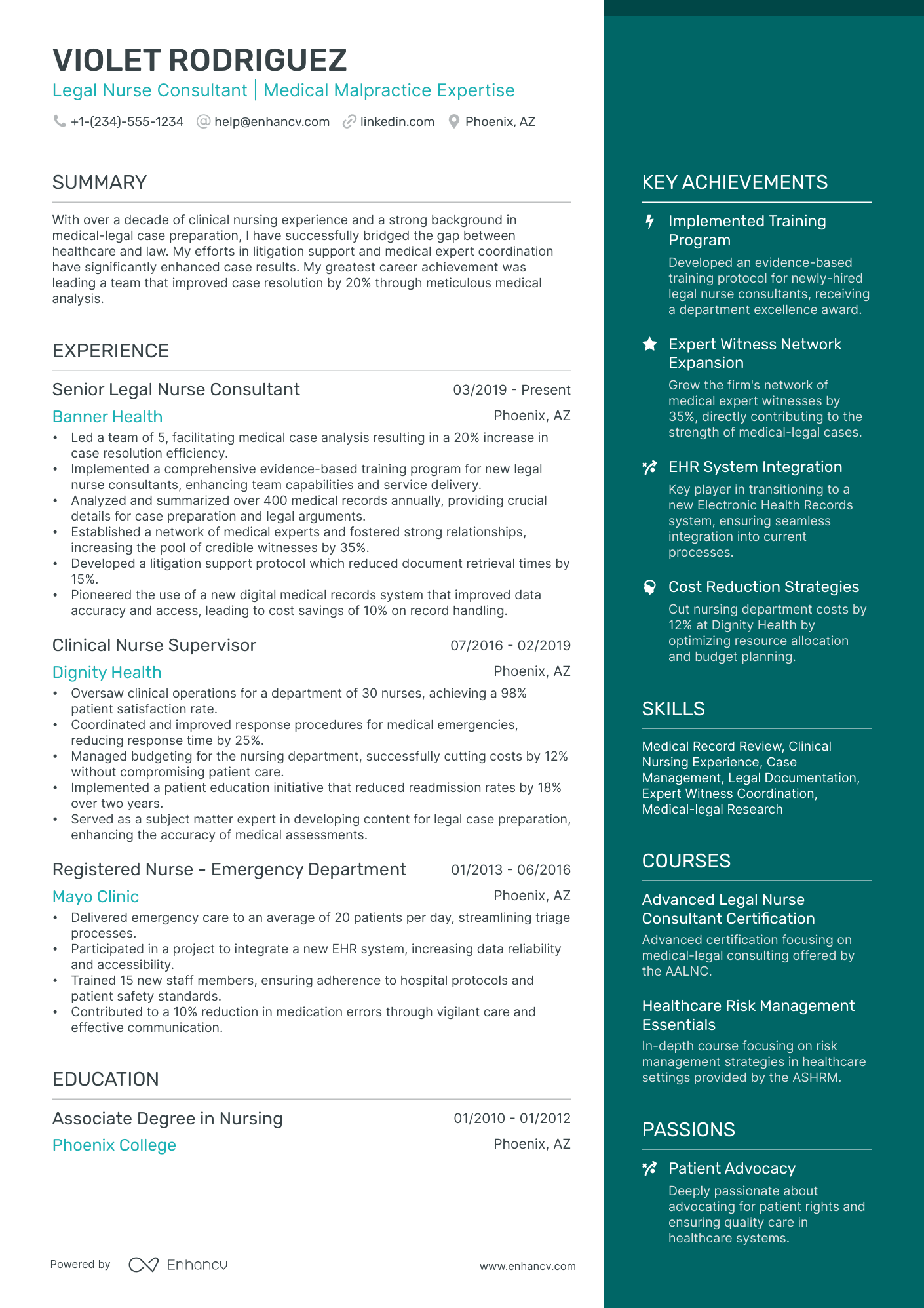 10 Legal Nurse Consultant Resume Examples And Guide For 2025 9461