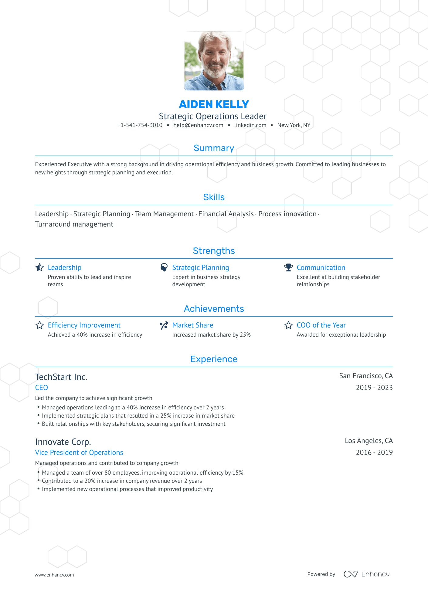 5 CEO Resume Examples & Guide for 2024