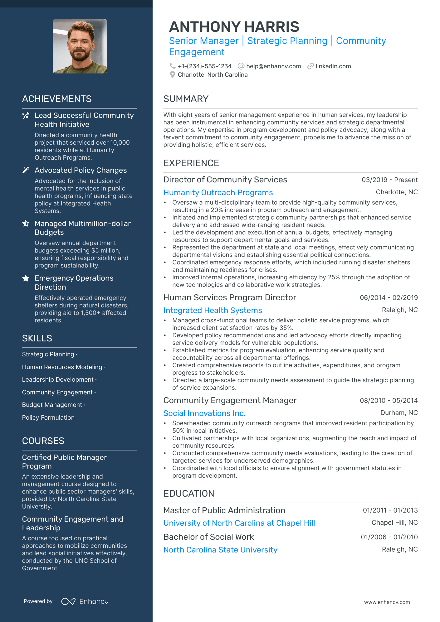 5 Deputy Director Resume Examples & Guide for 2024