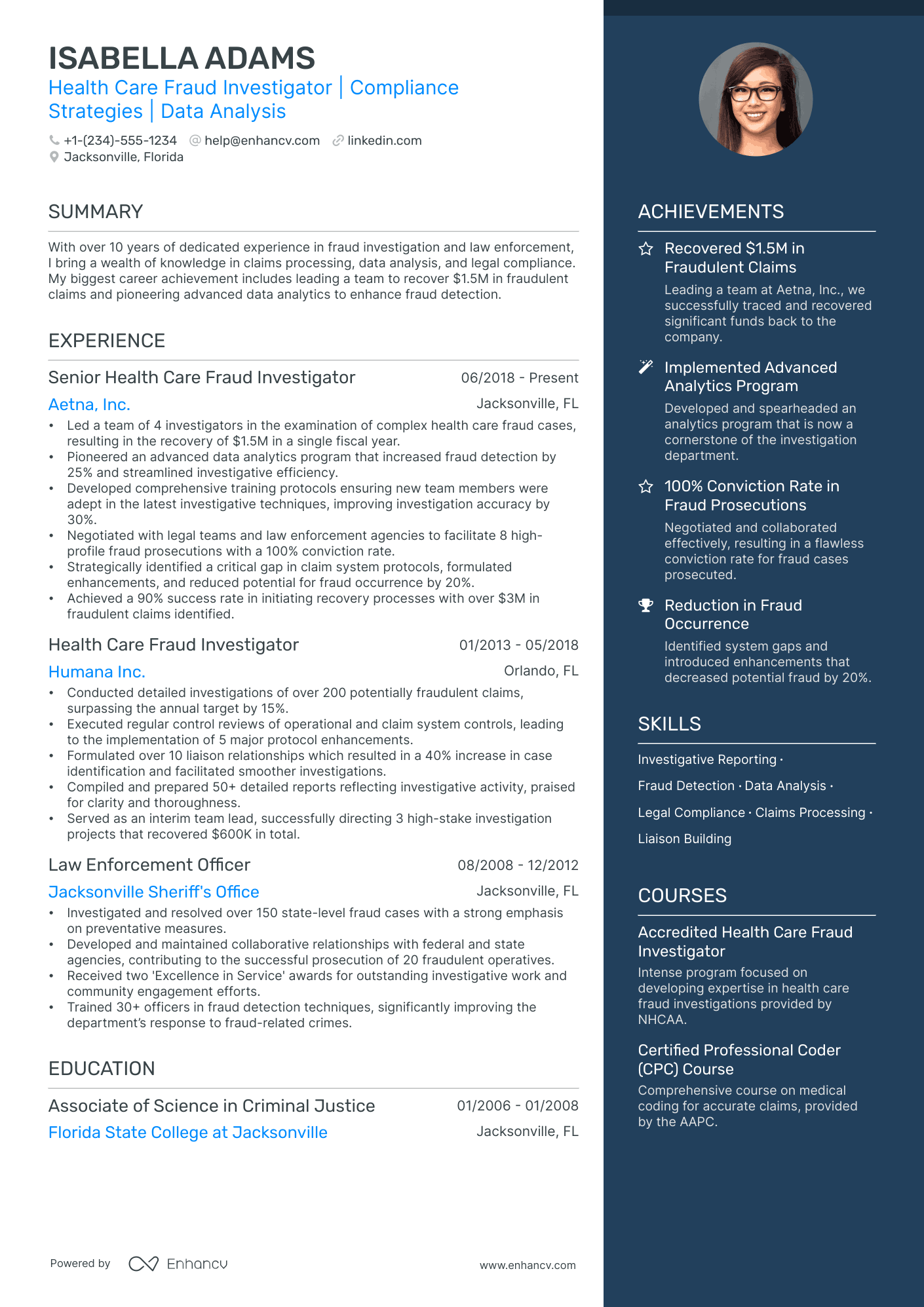 5 Fraud Investigator Resume Examples & Guide for 2024