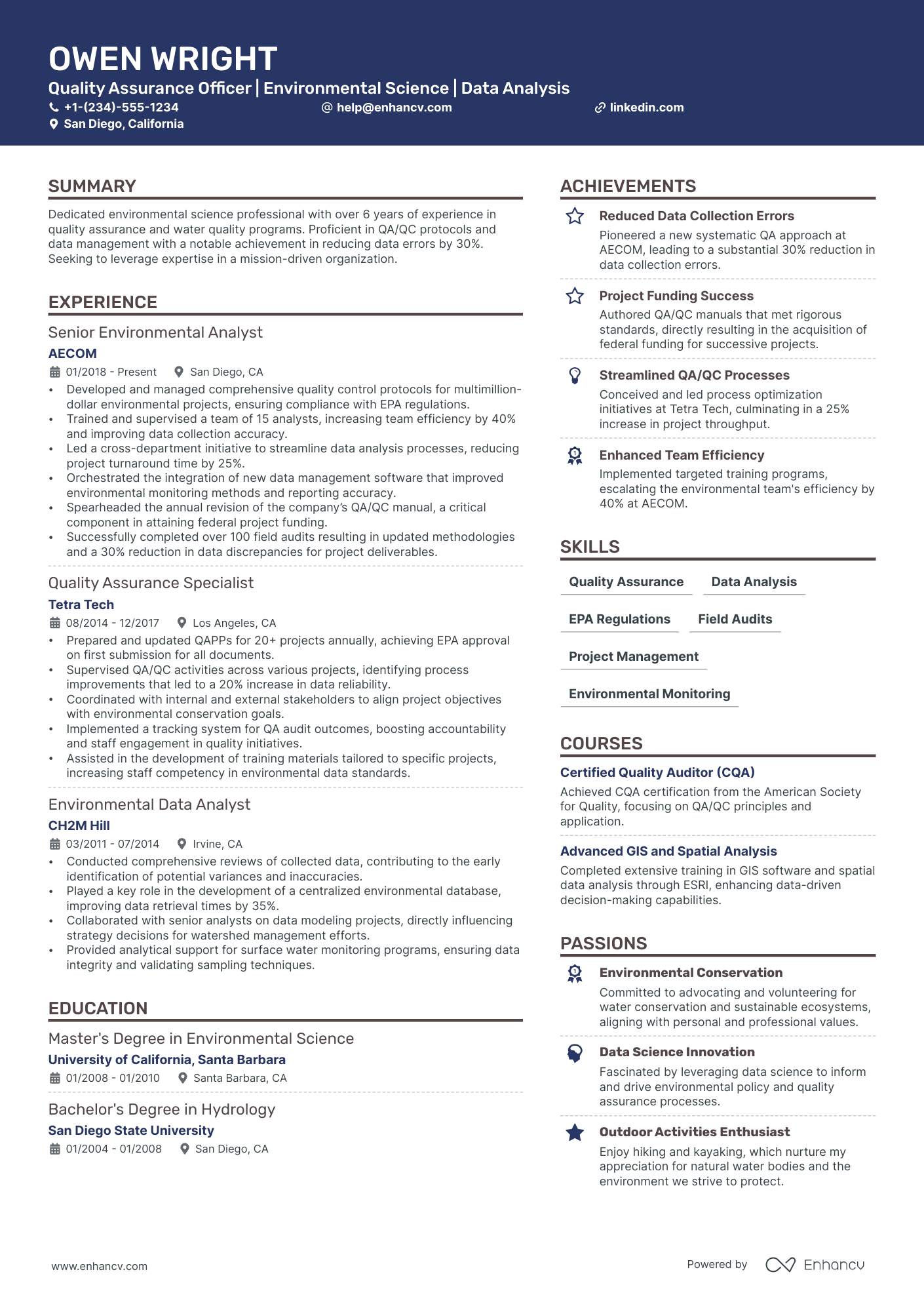 5 Quality Assurance Officer Resume Examples & Guide for 2024