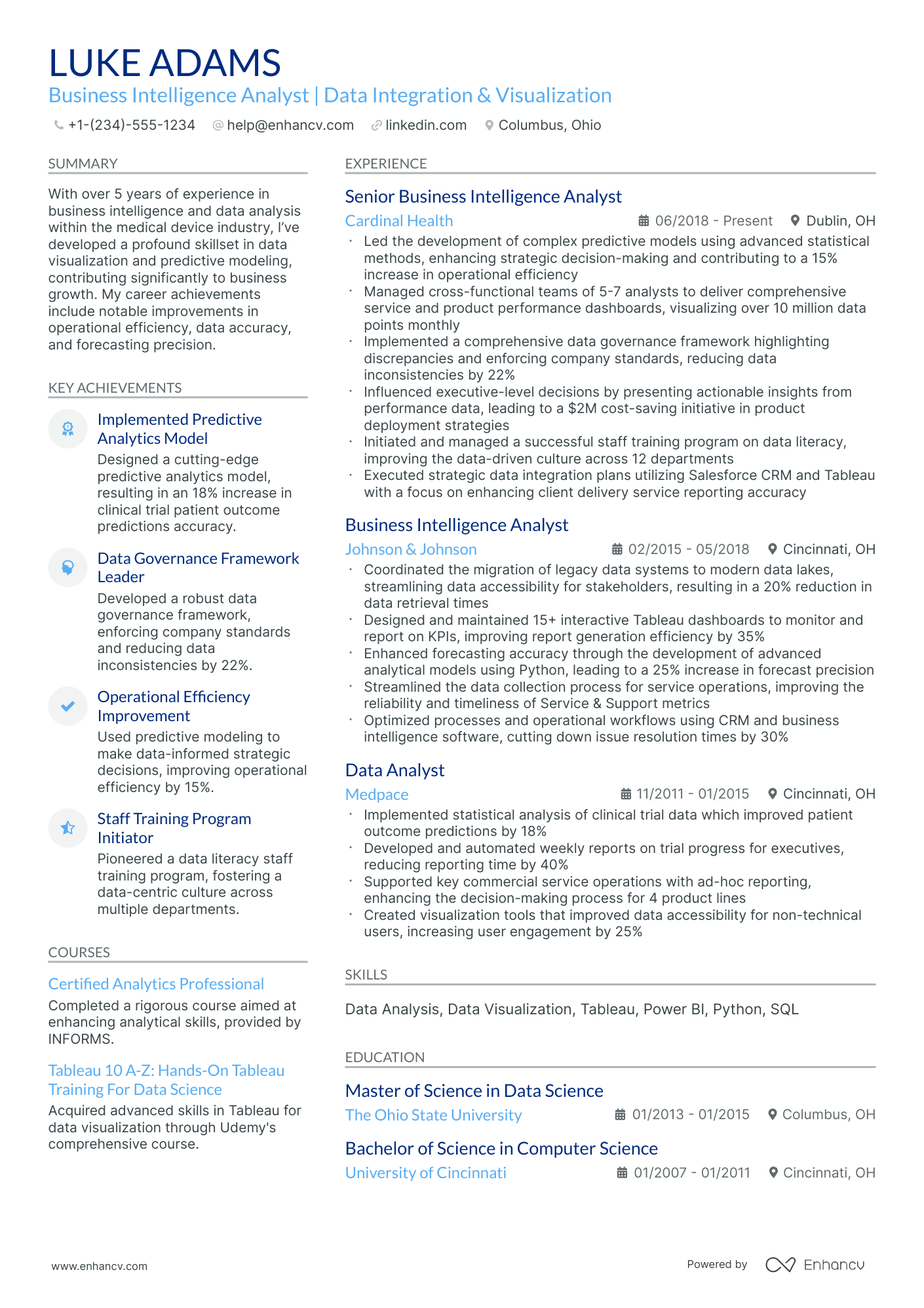 10 Senior Business Analyst Resume Examples & Guide for 2026