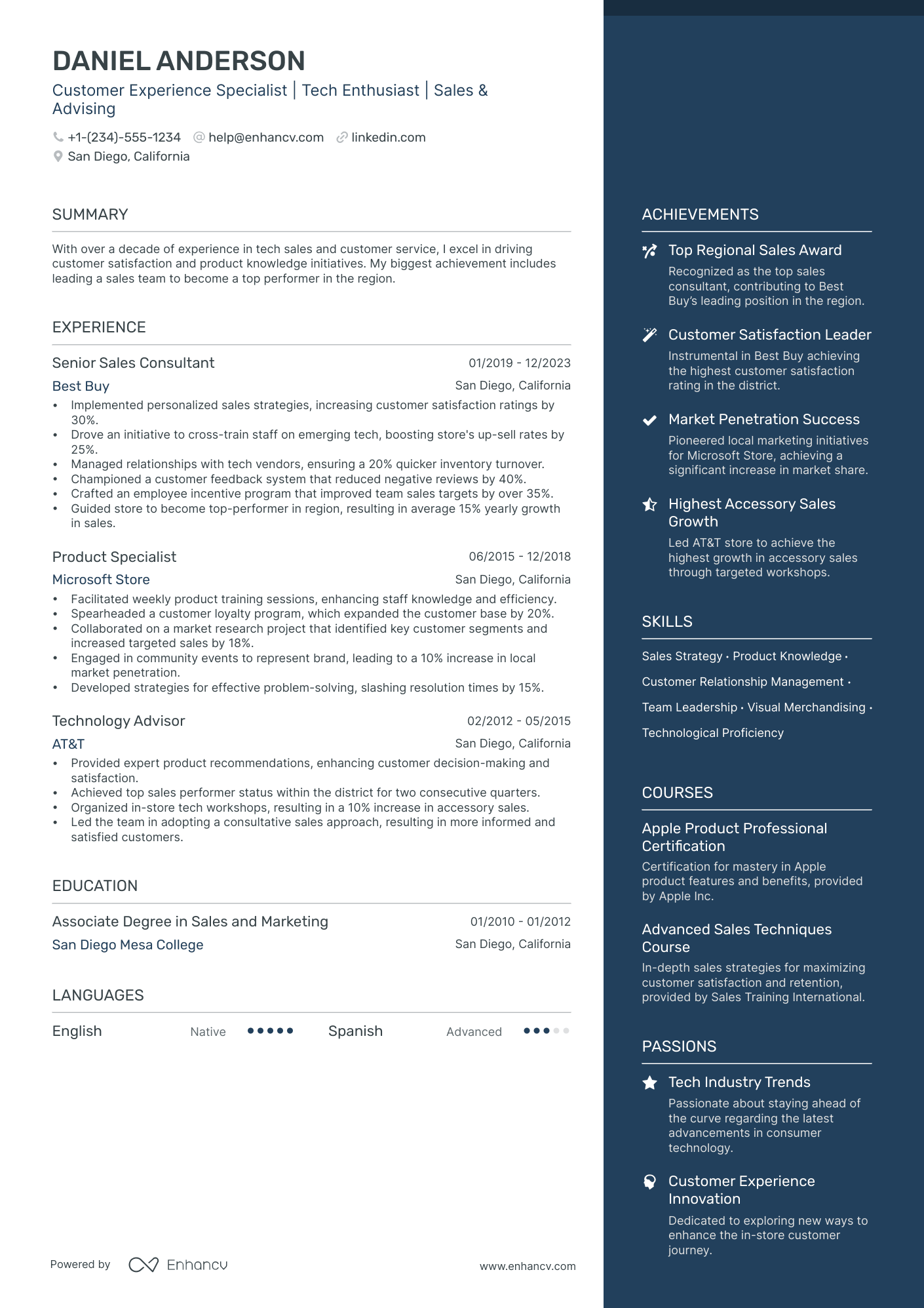 5 Apple Retail Resume Examples & Guide for 2024