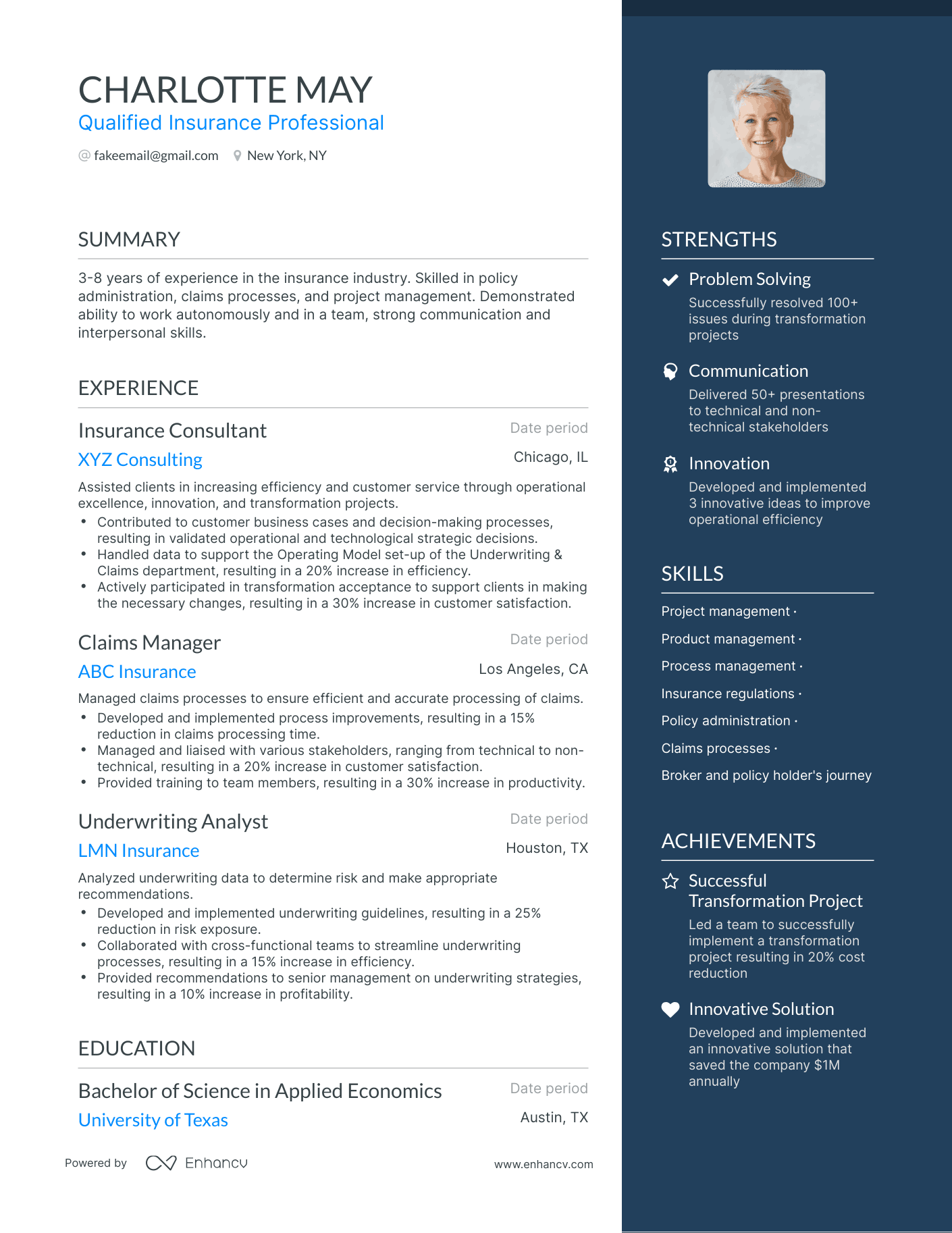 5 Background Actor Resume Examples & Guide for 2024