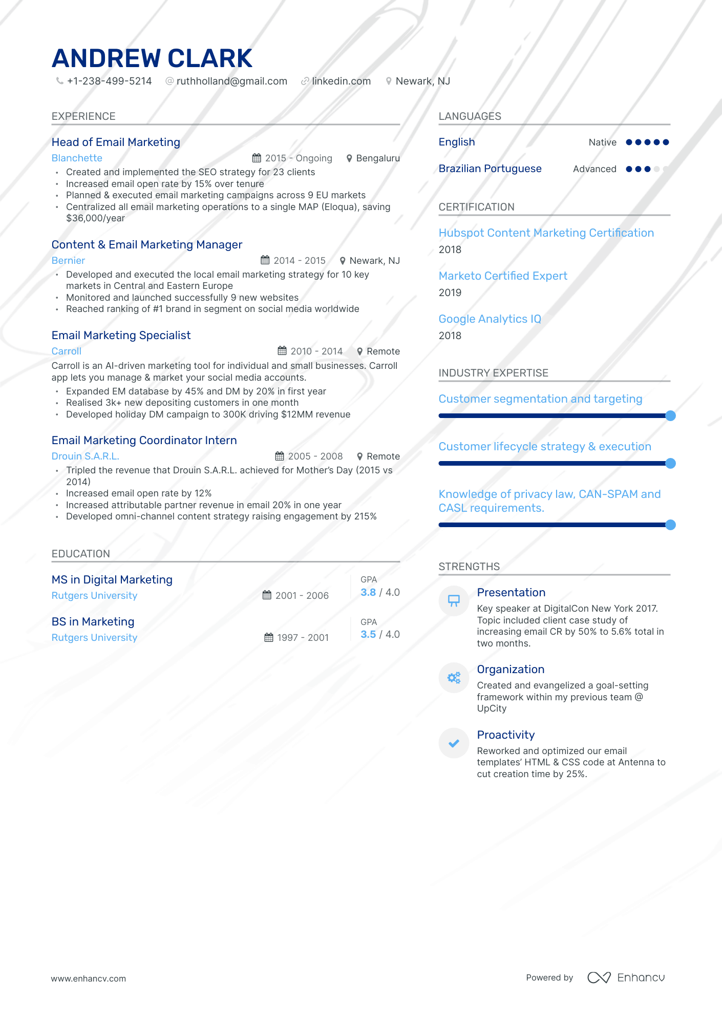 22 Marketing Resume Examples & Guide for 2024