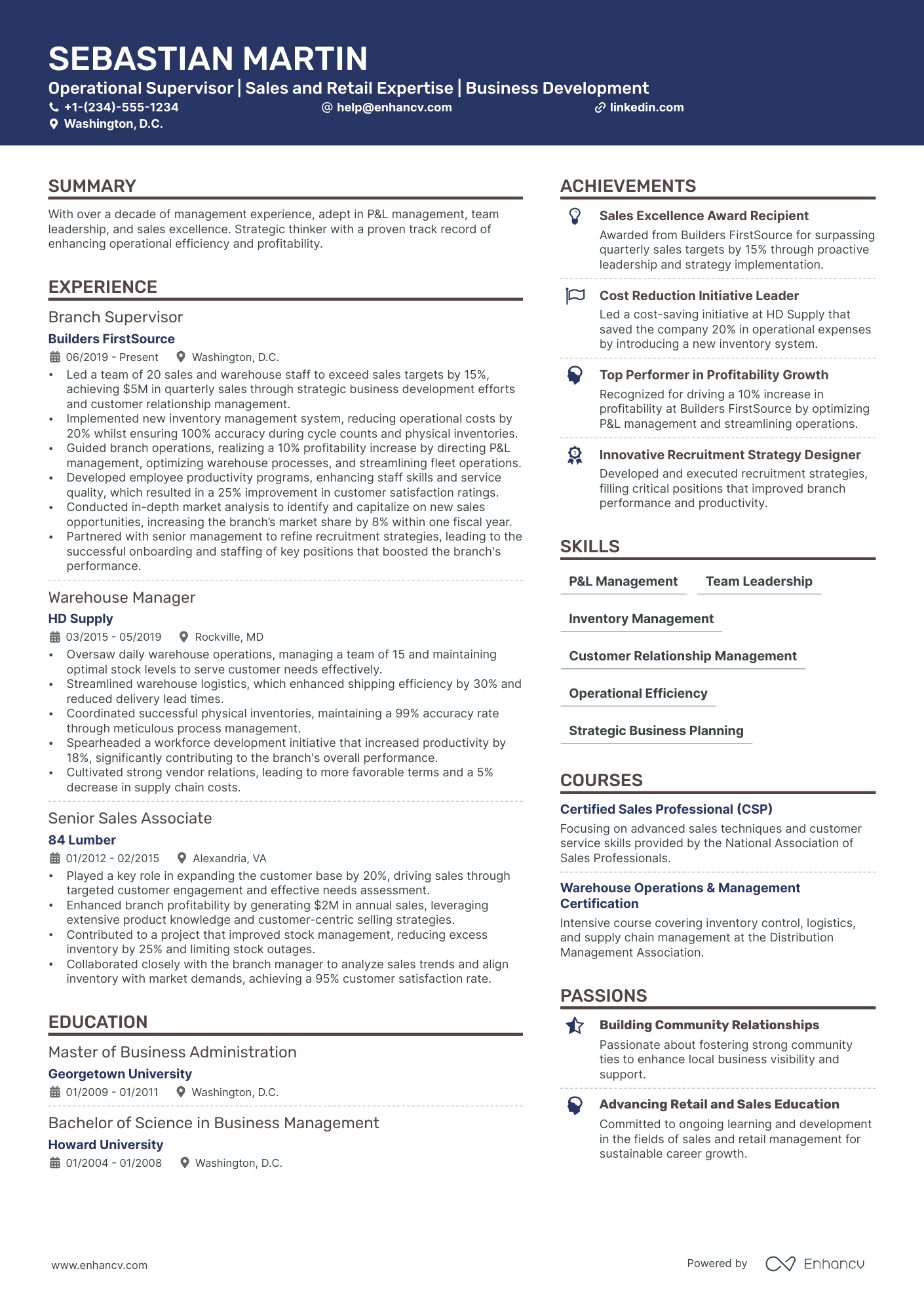 5 Branch Operations Manager Resume Examples & Guide for 2024