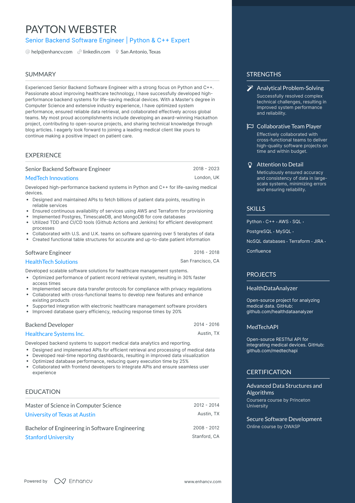 5 Infrastructure Engineer Resume Examples & Guide for 2024