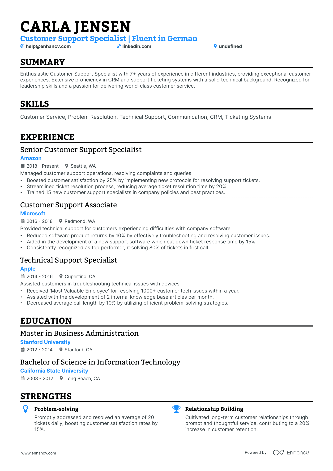 10 Customer Support Specialist Resume Examples & Guide for 2026
