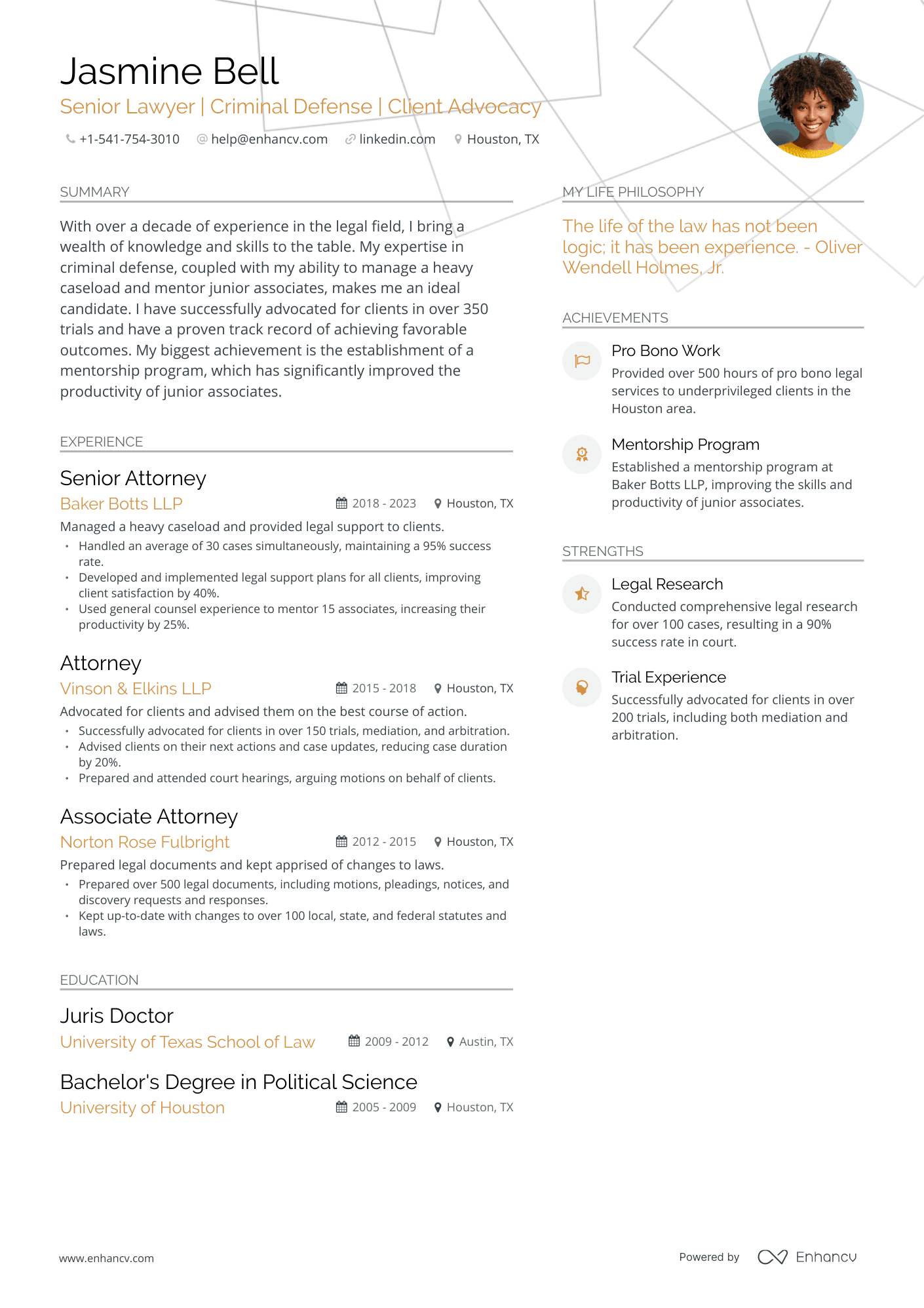 11 Lawyer Resume Examples & Guide for 2023