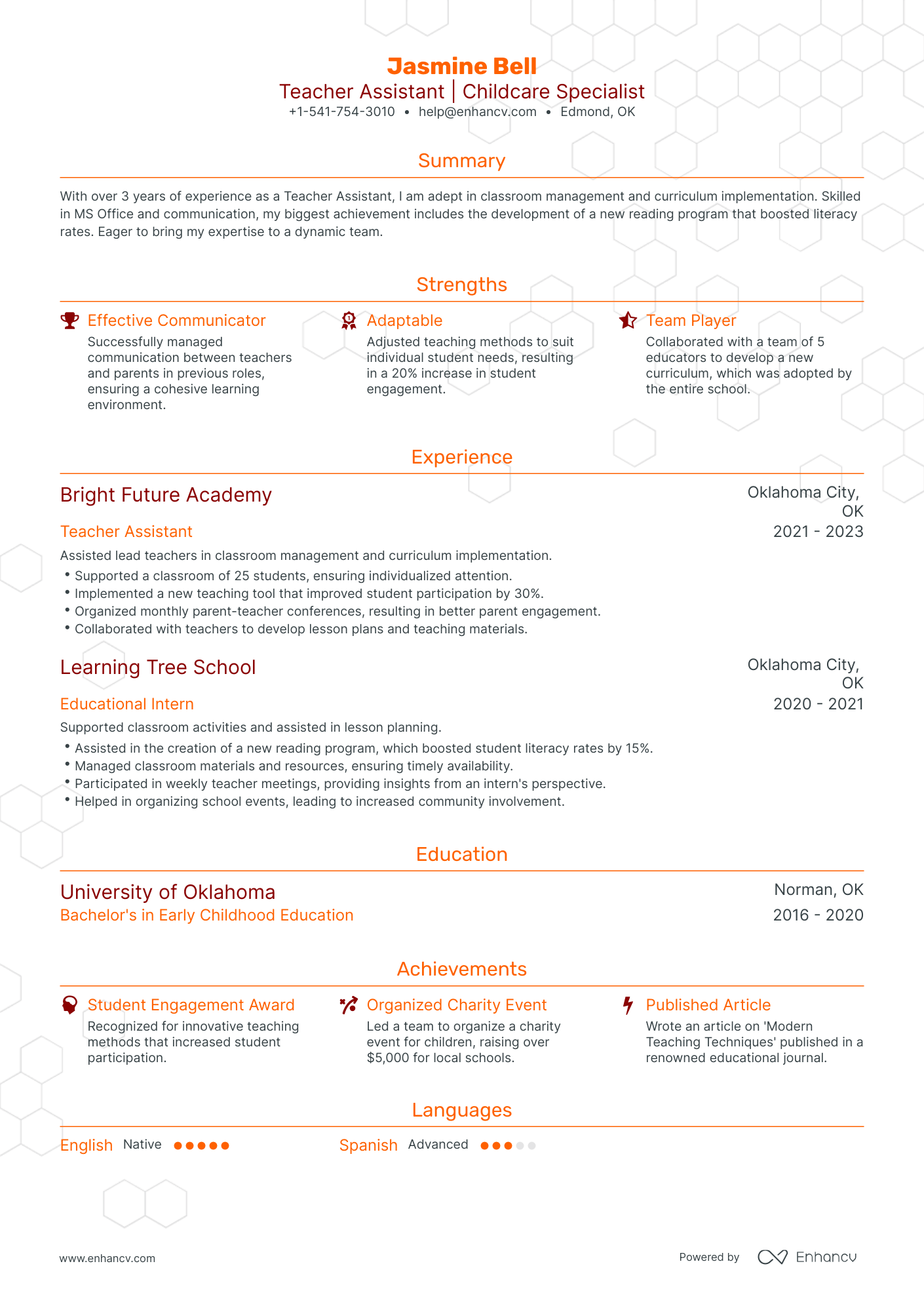 9 Teacher Assistant Resume Examples & Guide for 2023