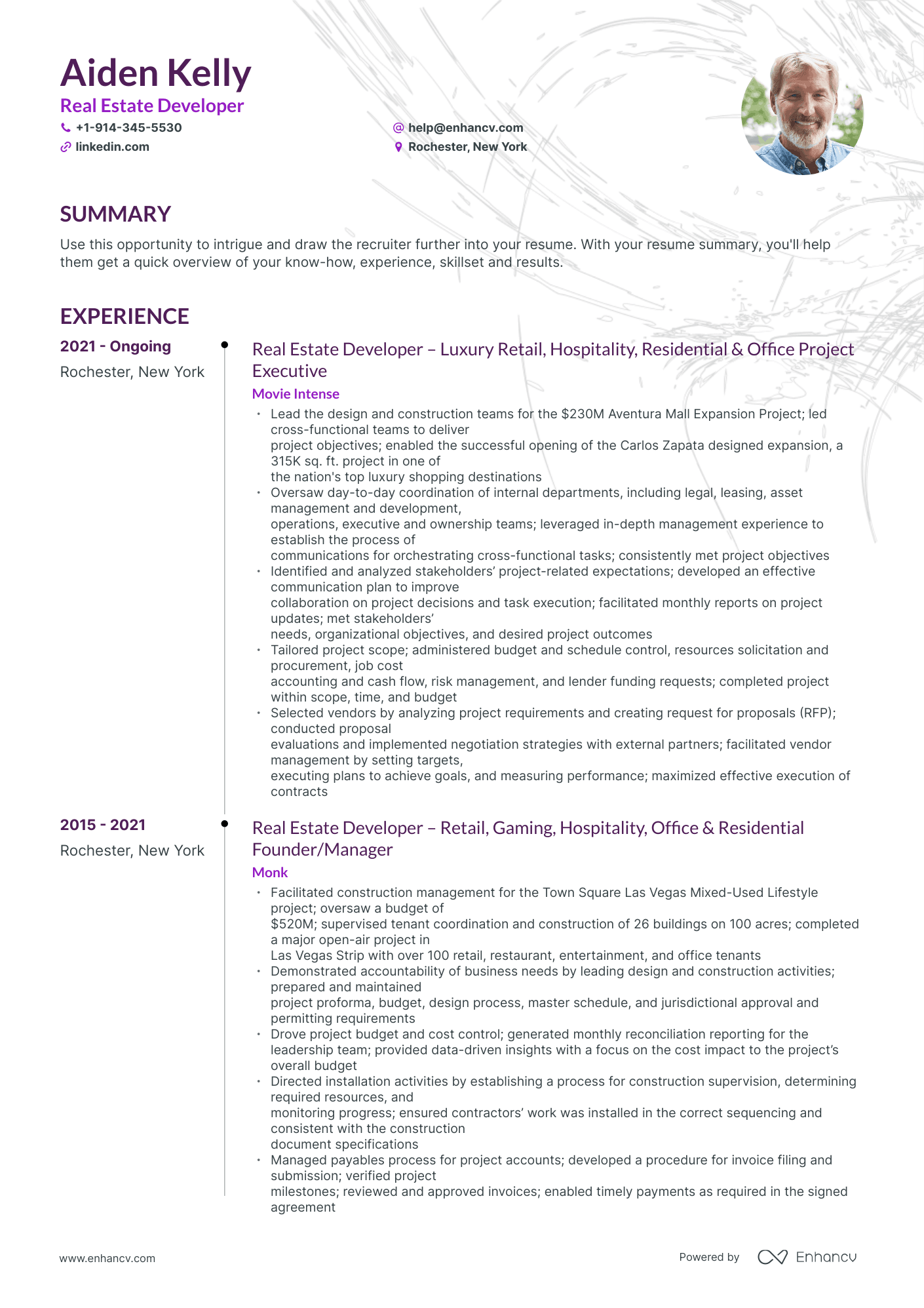 Real Estate Developer Resume Examples & Guide for 2023 (Layout, Skills, Keywords & Job Description)