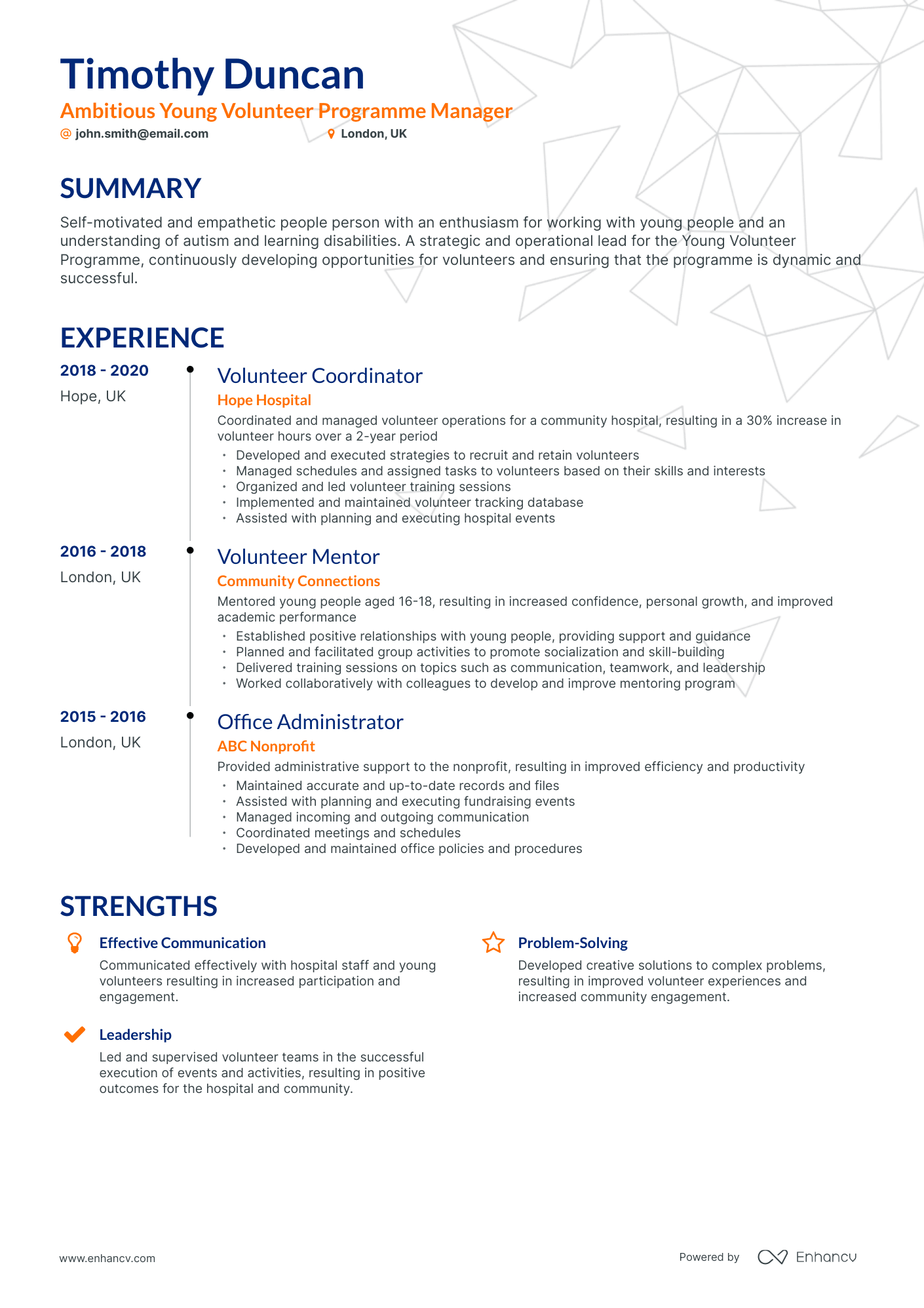 5 Hospital Volunteer Resume Examples & Guide for 2024