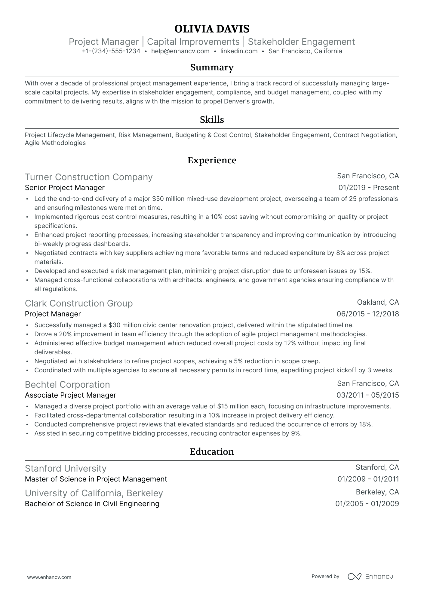 10 Engineering Project Manager Resume Examples & Guide for 2026