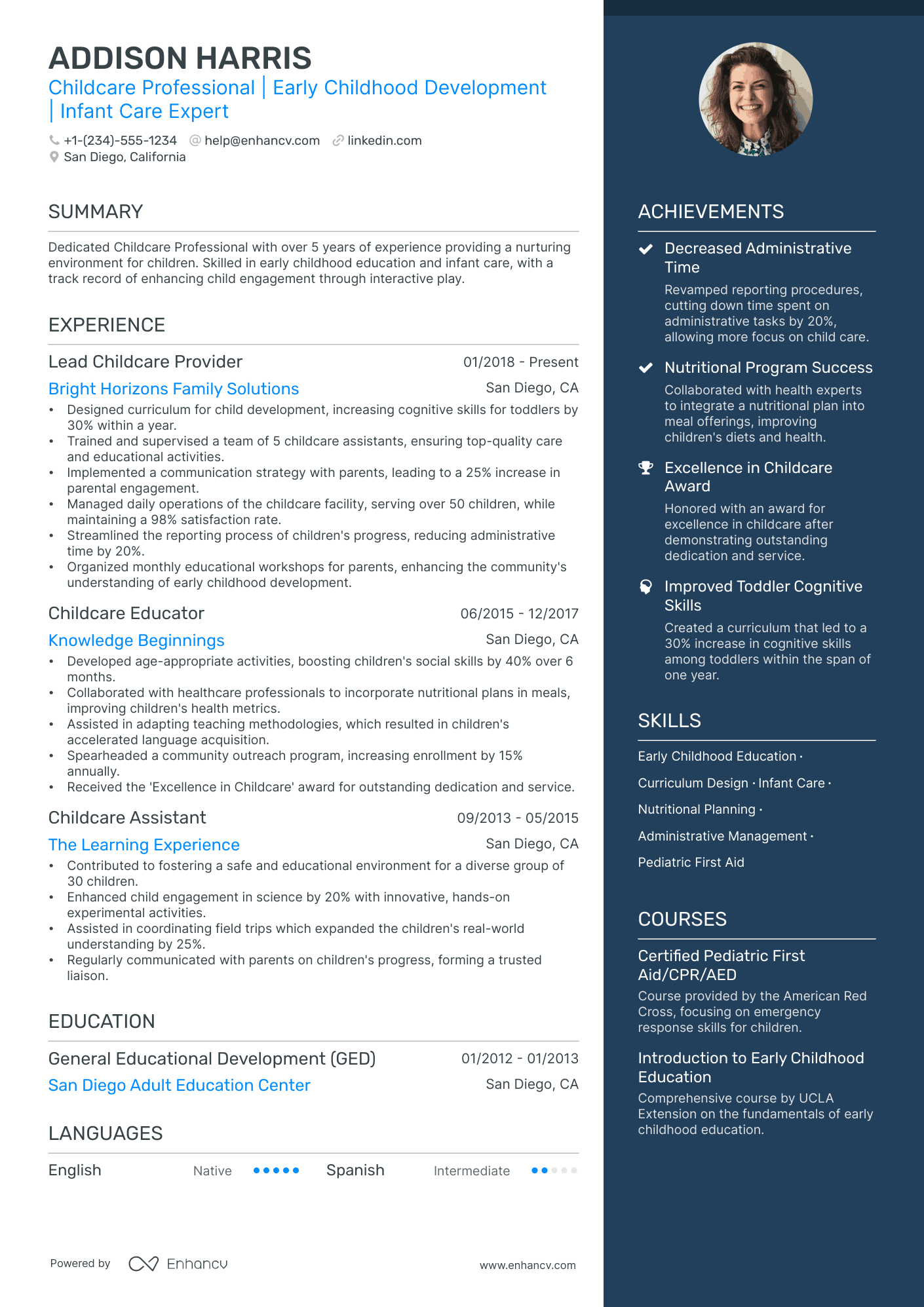 5 Nursery Worker Resume Examples & Guide for 2024