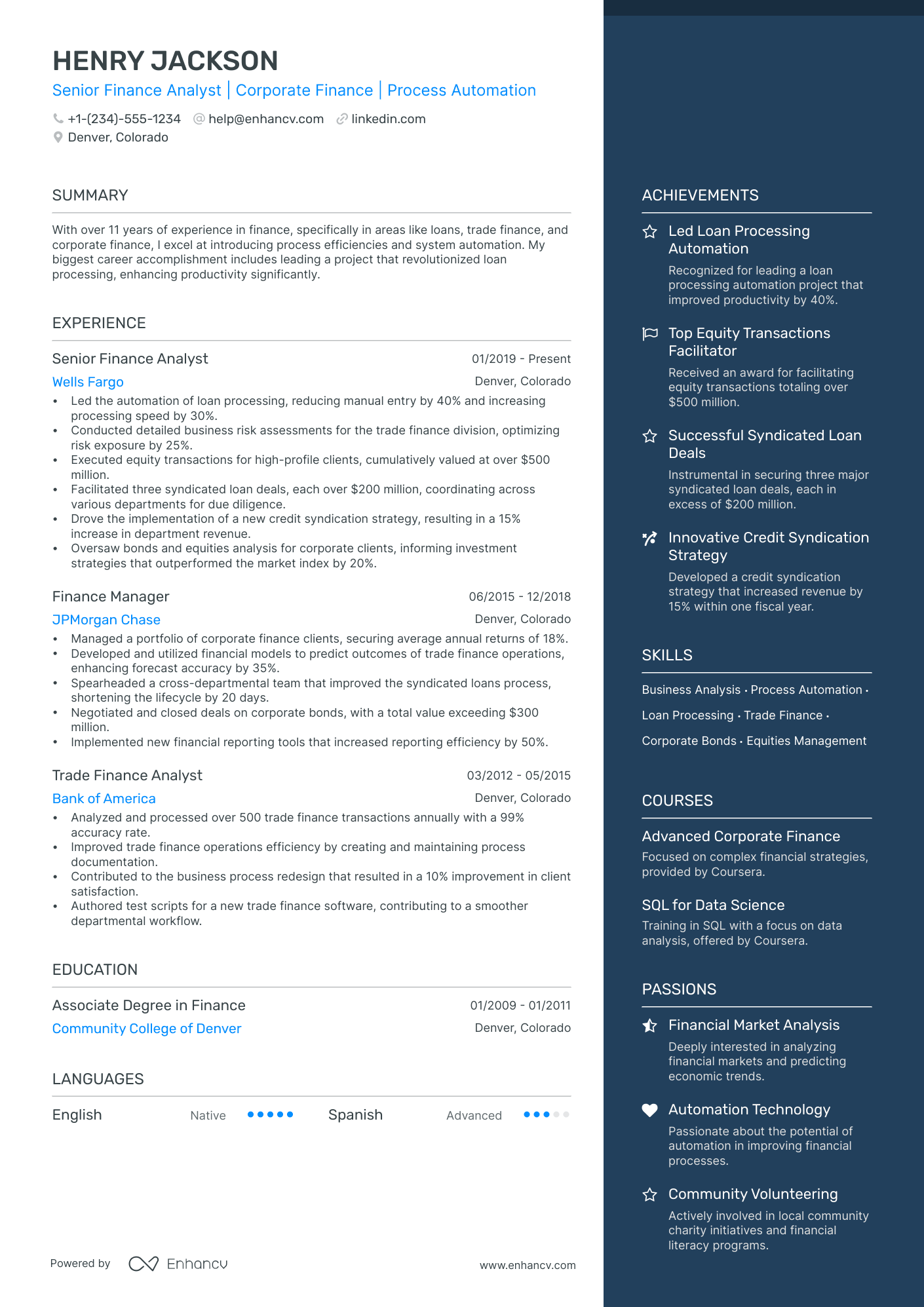 5 Banking Business Analyst Resume Examples & Guide for 2024