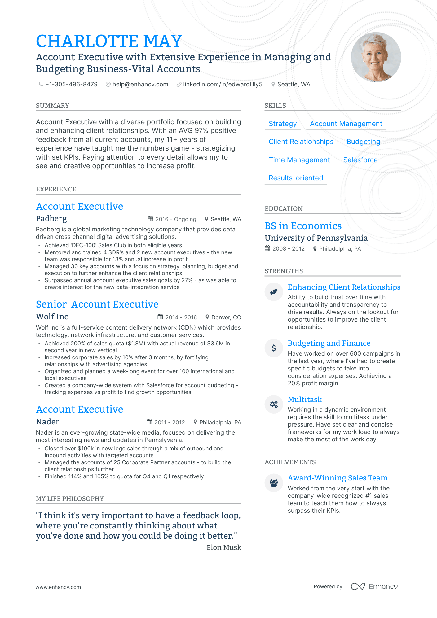 12 Account Executive Resume Examples & Guide for 2023