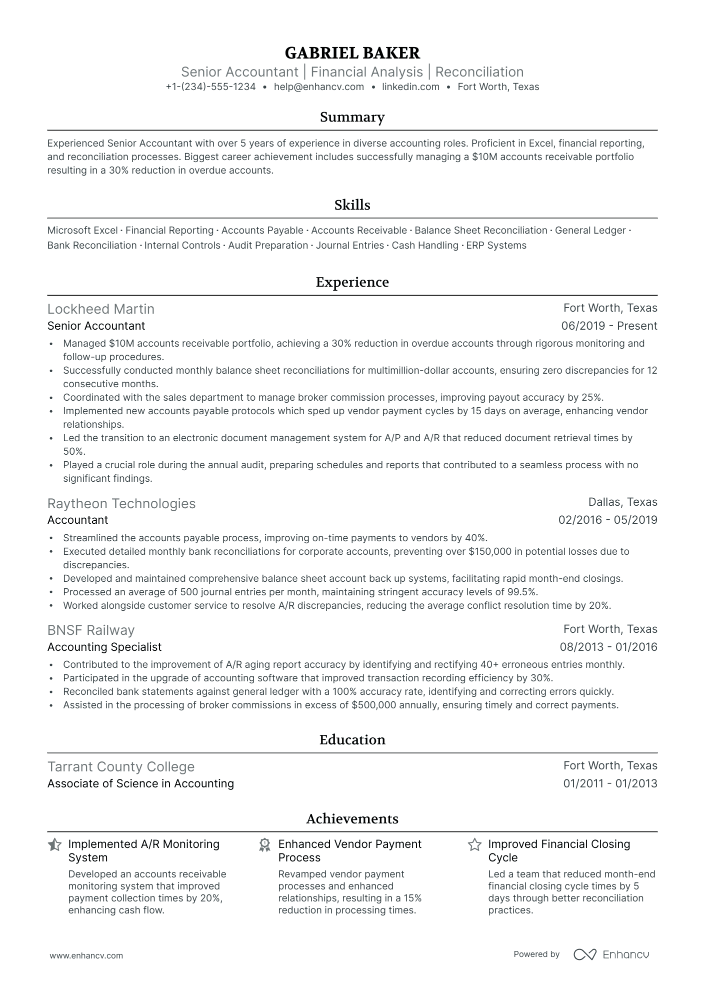 5 Financial Assistant Resume Examples & Guide for 2024