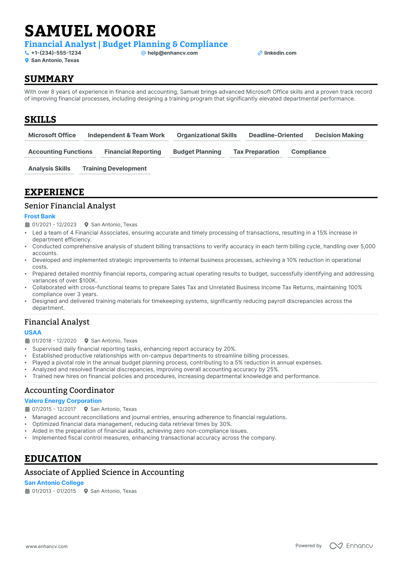 5 Assistant Business Manager Resume Examples & Guide for 2024