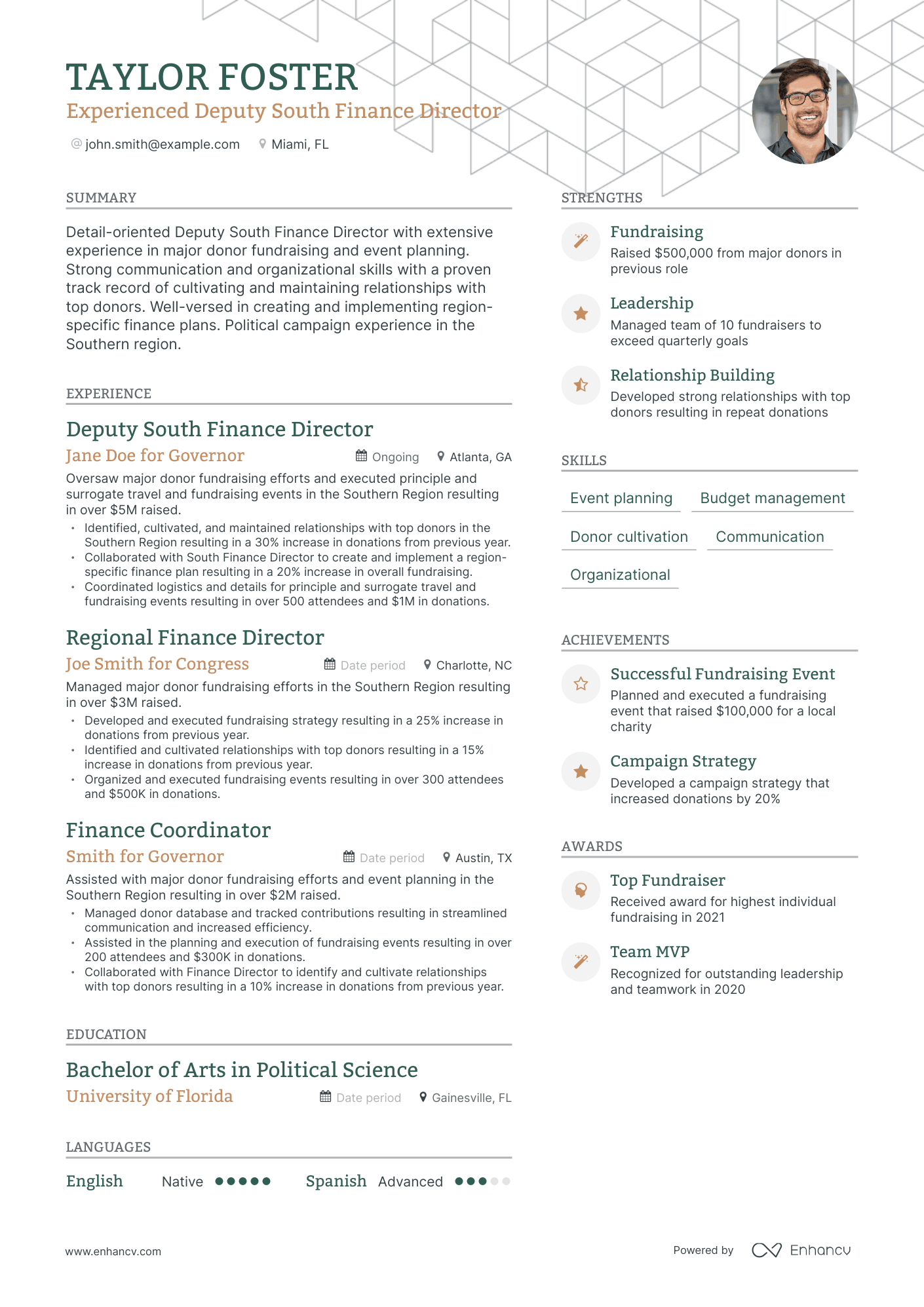 5 Deputy Director Resume Examples & Guide for 2024