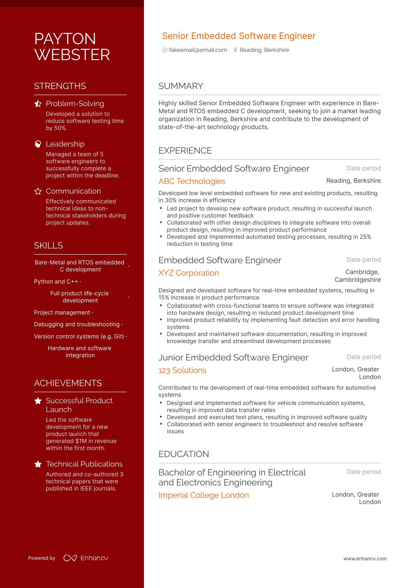 18 Software Engineer Resume Examples & Guide for 2024