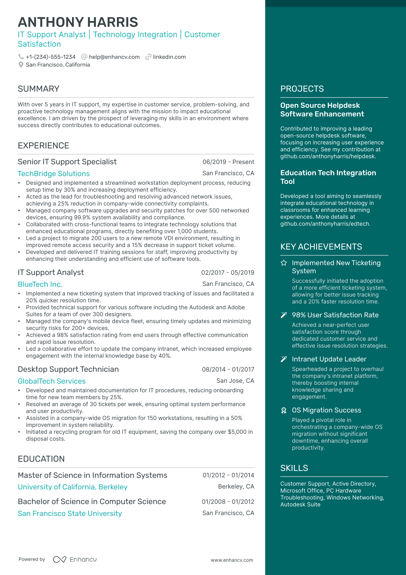 10 IT Support Analyst Resume Examples & Guide for 2026