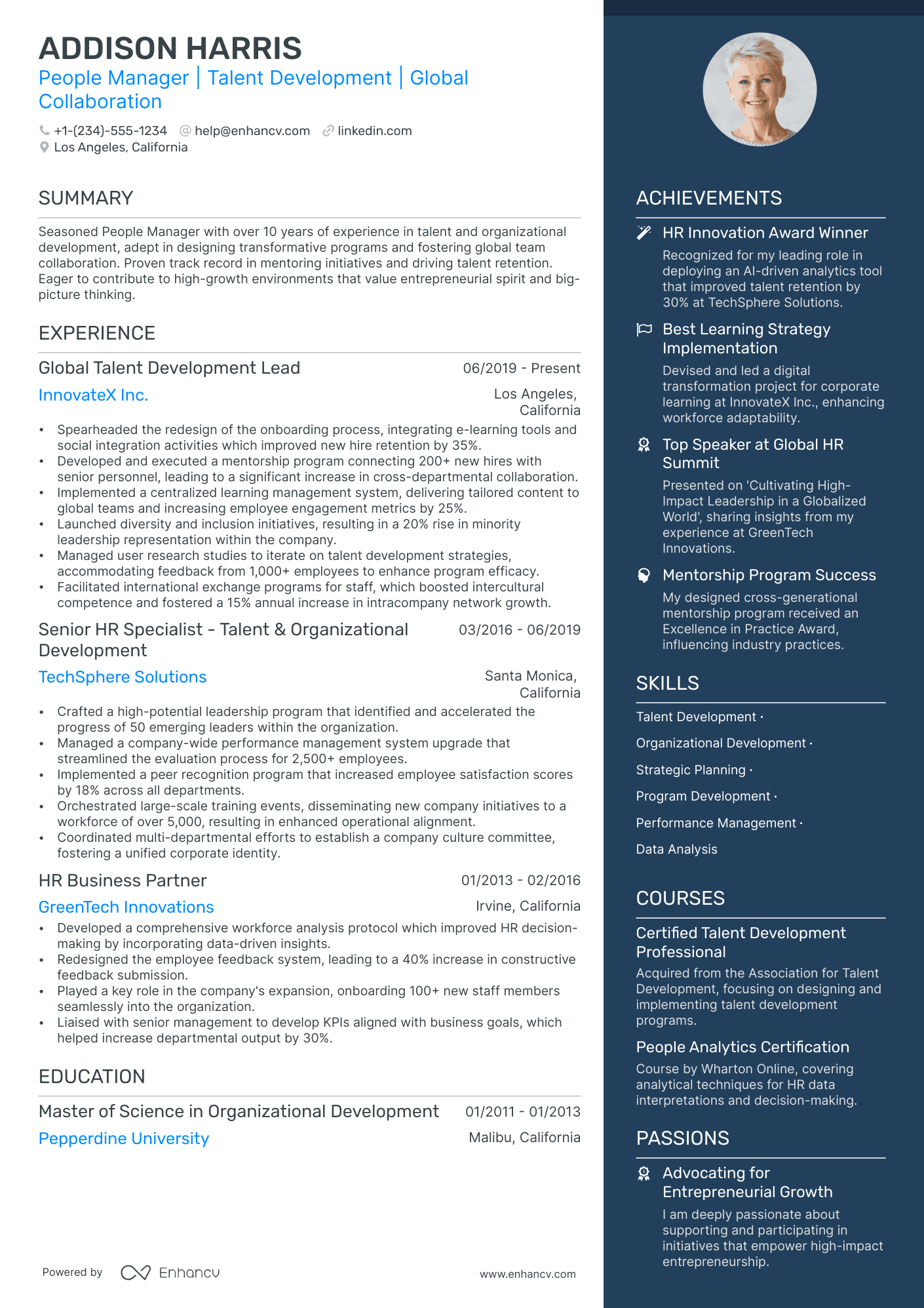 5 People Manager Resume Examples & Guide for 2024