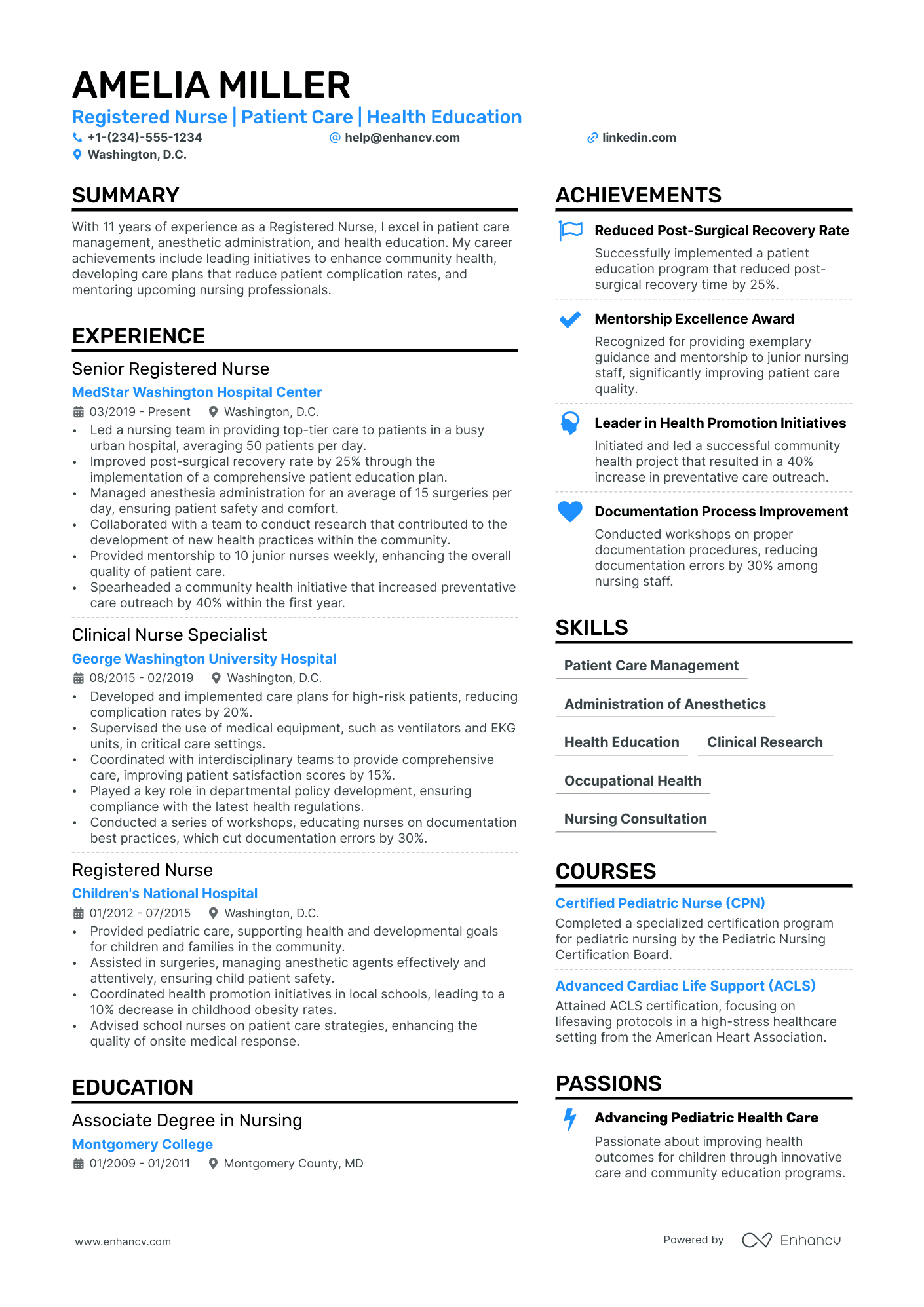 30 Nurse Resume Examples & Guide For 2024