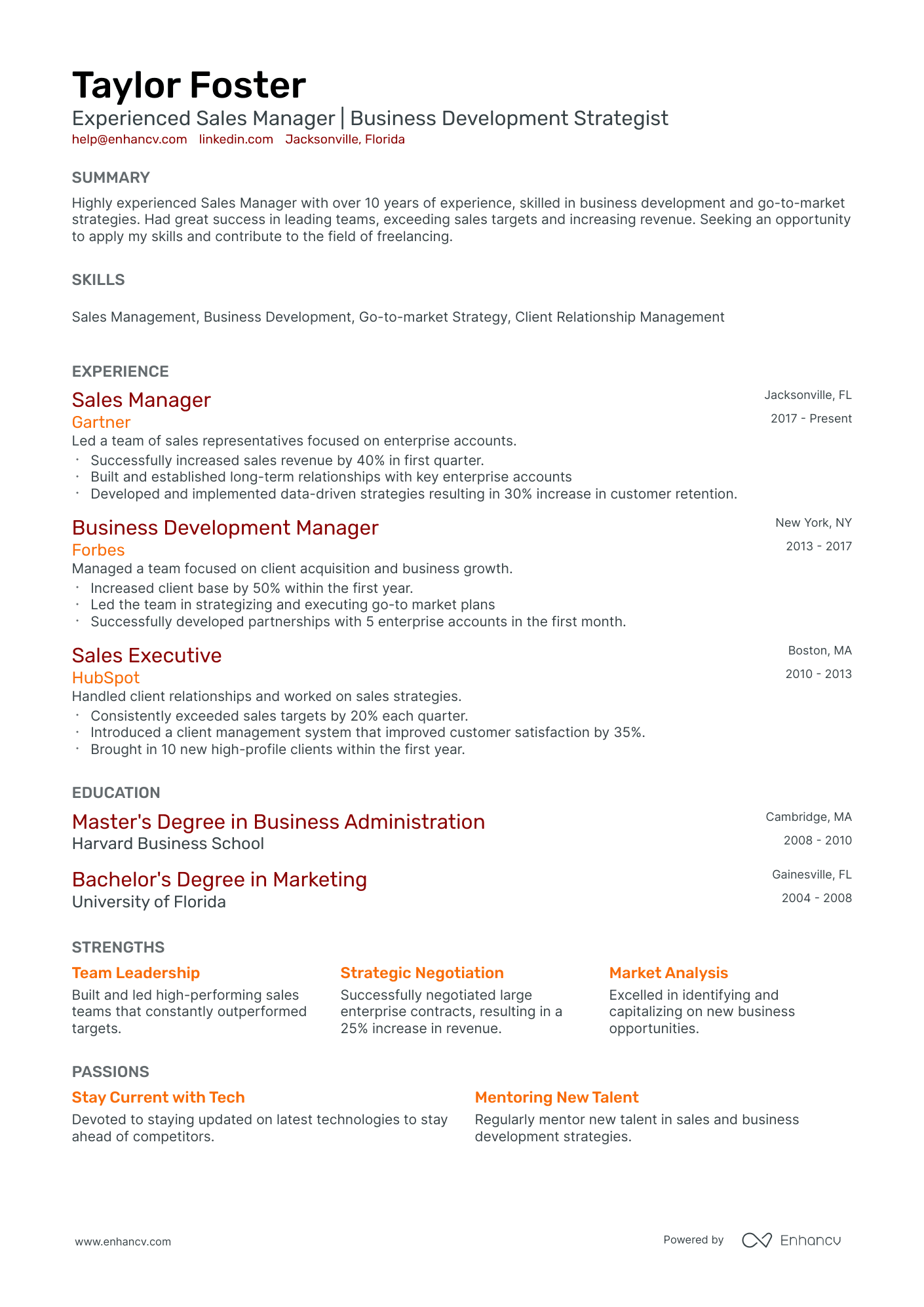 10 Head of Sales Resume Examples - AHR0cHM6Ly9jZG4uZW5oYW5jdi5jb20vcHJlZGVmaW5lZC1leGFtcGxlcy9XSVZ2ZWdUSWlkNklPOFpCd0FWR0tWaFFjS0txZnIwUnpBZ3Z6WTU4L2ltYWdlLnBuZw~~ 