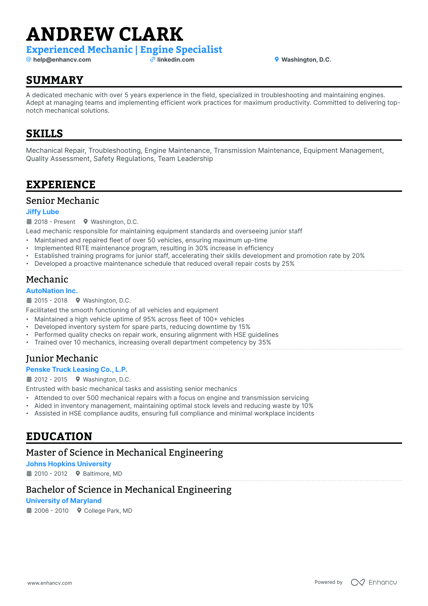 10 Maintenance Mechanic Resume - AHR0cHM6Ly9jZG4uZW5oYW5jdi5jb20vcHJlZGVmaW5lZC1leGFtcGxlcy9XZ3o4blBHRVVxMVd1RTNGUXhIdzRxTHc4TWdiWnZoMVRFS0xtSTNaL2ltYWdlLnBuZw~~ 