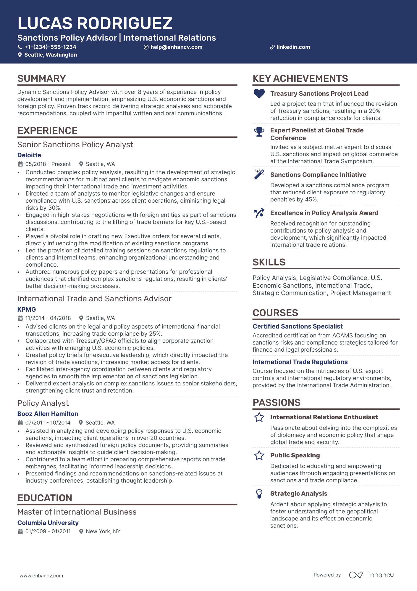 10 Policy Analyst Resume Examples & Guide for 2026