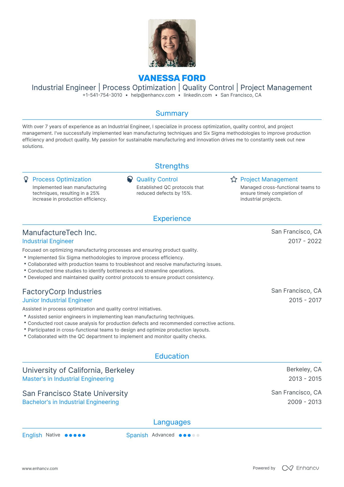 5 Industrial Engineer Resume Examples & Guide for 2023