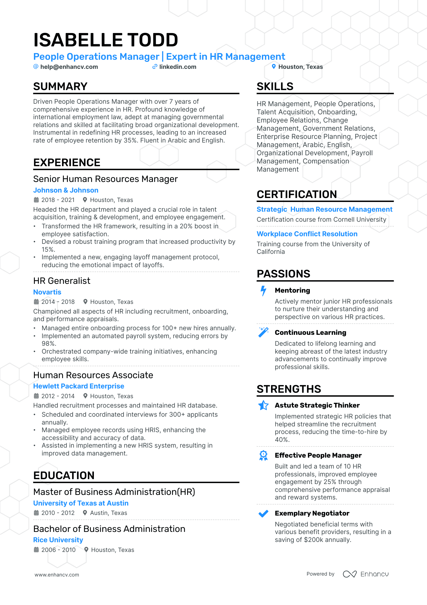 10 People Operations Manager Resume Examples & Guide for 2026
