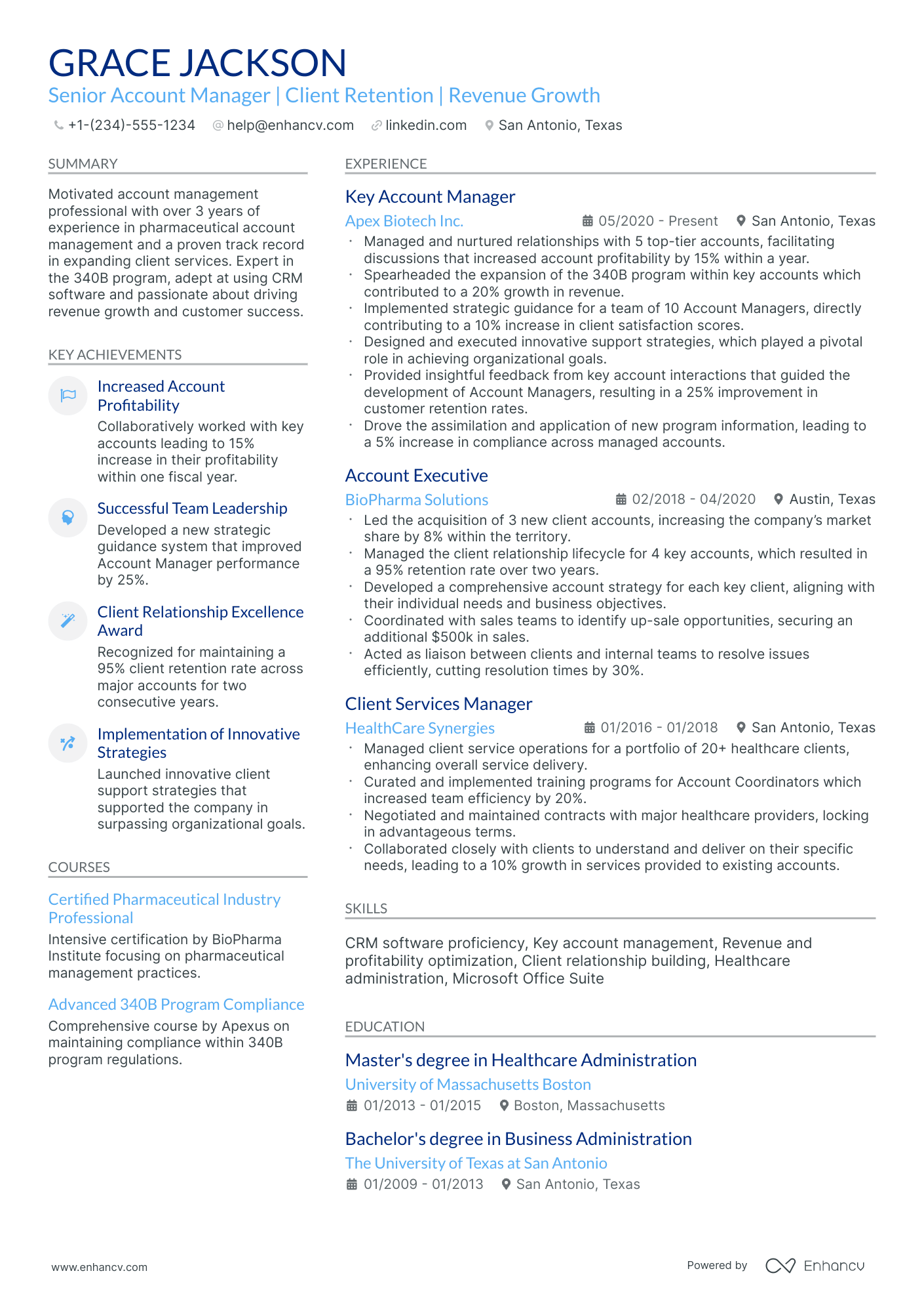 10 Strategic Account Manager Resume Examples & Guide for 2026