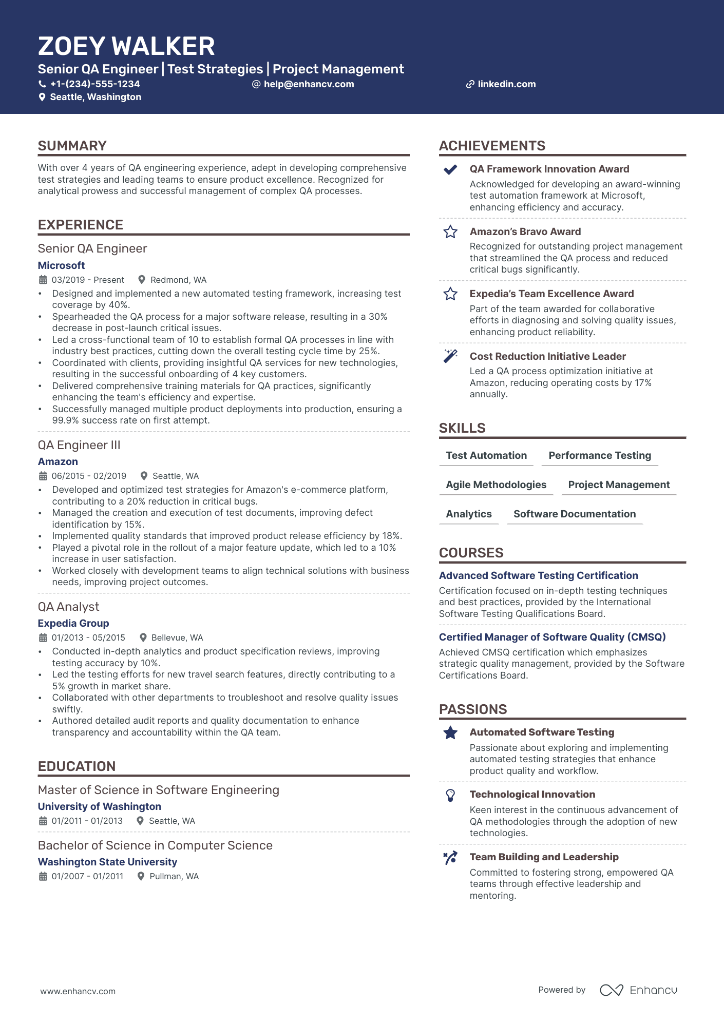 5 QA Manager Resume Examples & Guide for 2024