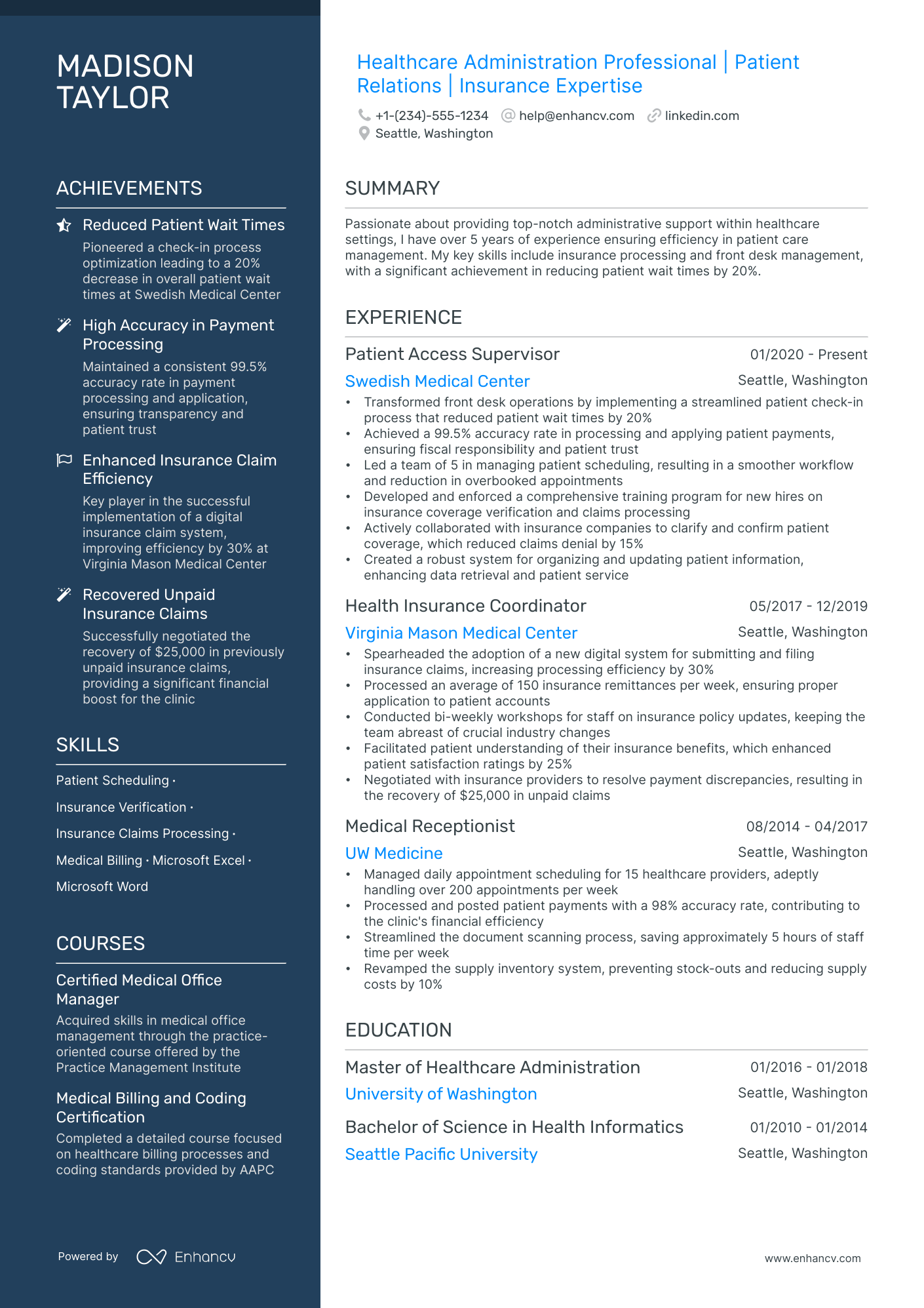 5 Chiropractic Office Manager Resume Examples & Guide for 2024