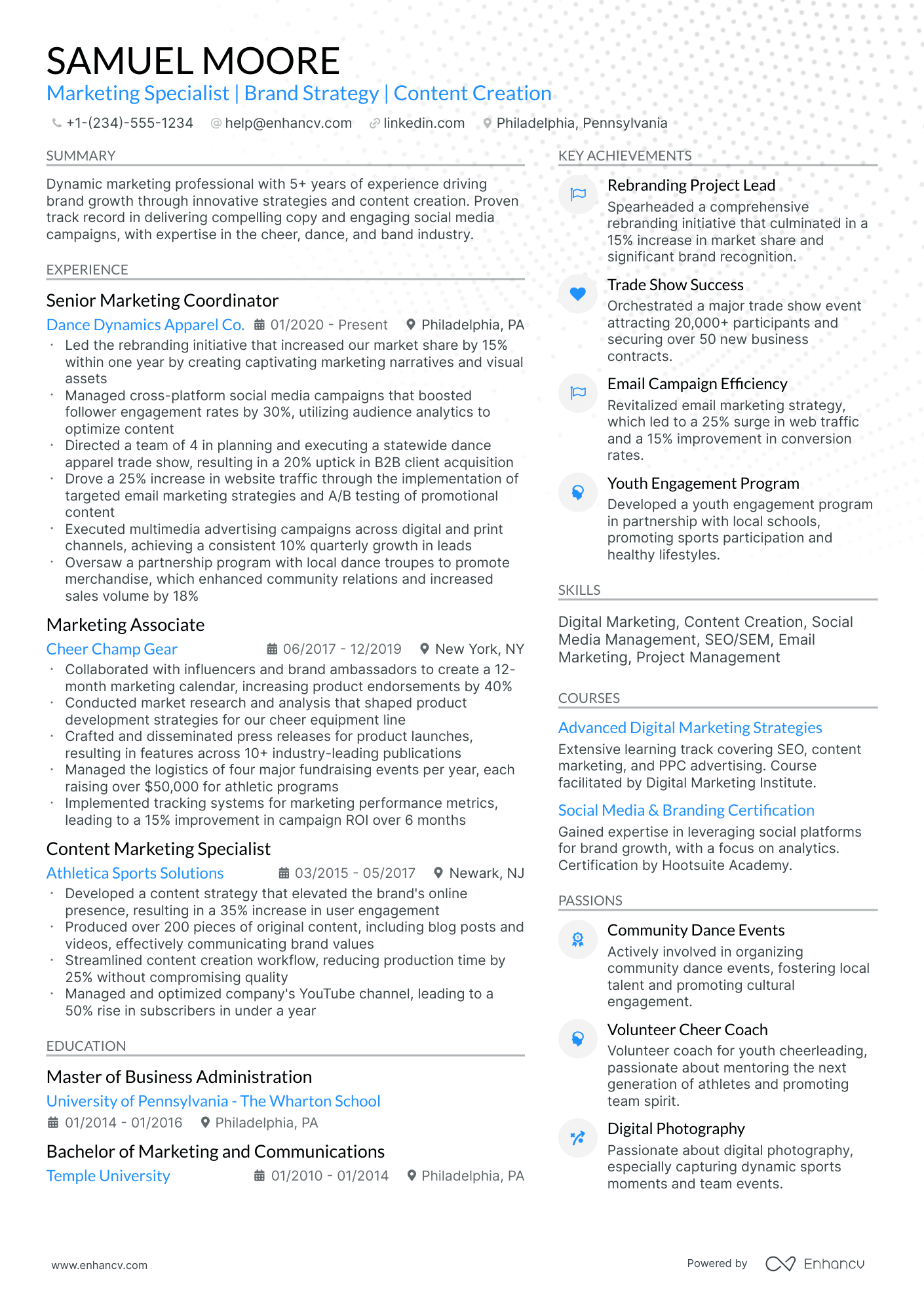 10 Fashion Marketing Resume Examples & Guide for 2026