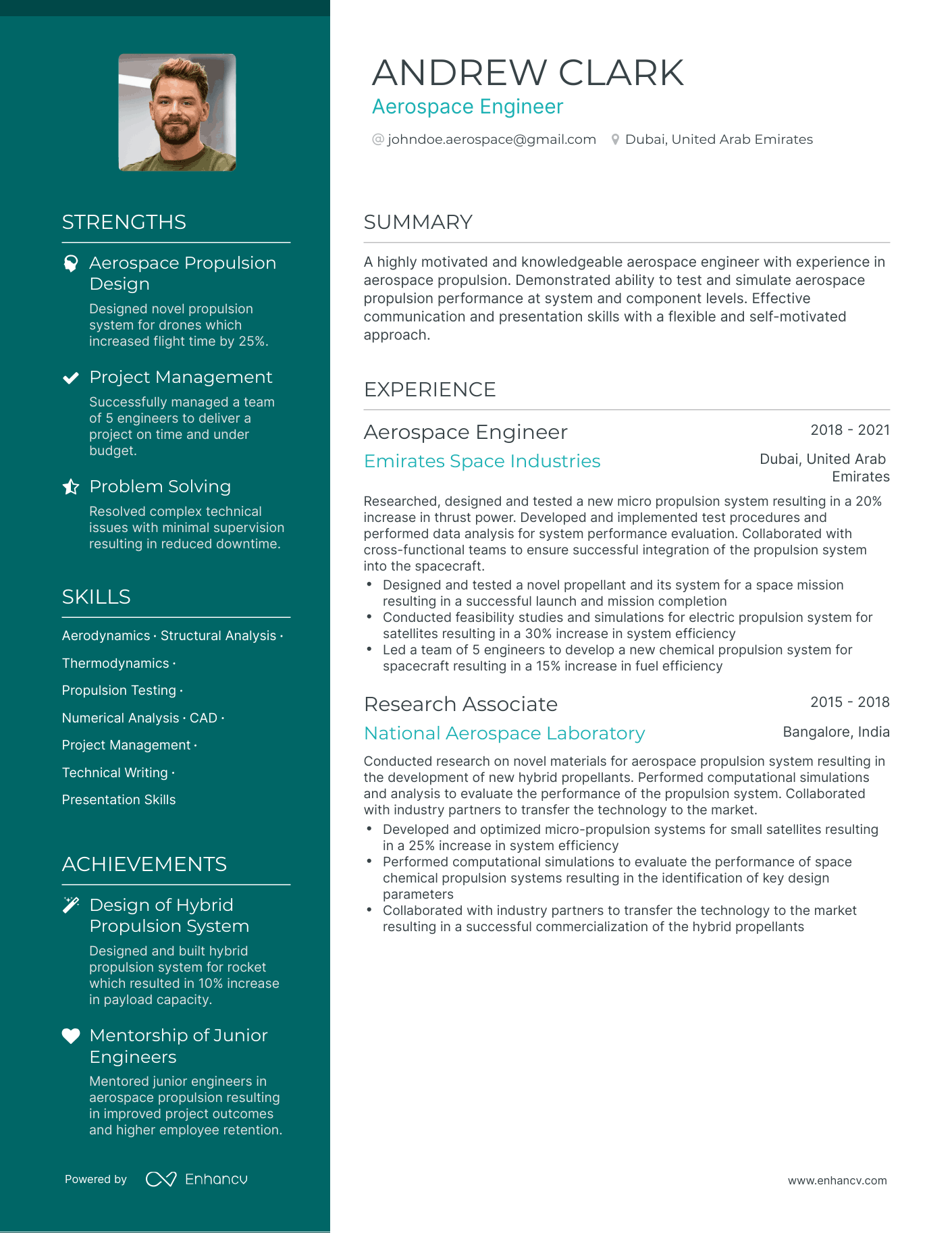 5 Aerospace Engineering Resume Examples & Guide for 2023