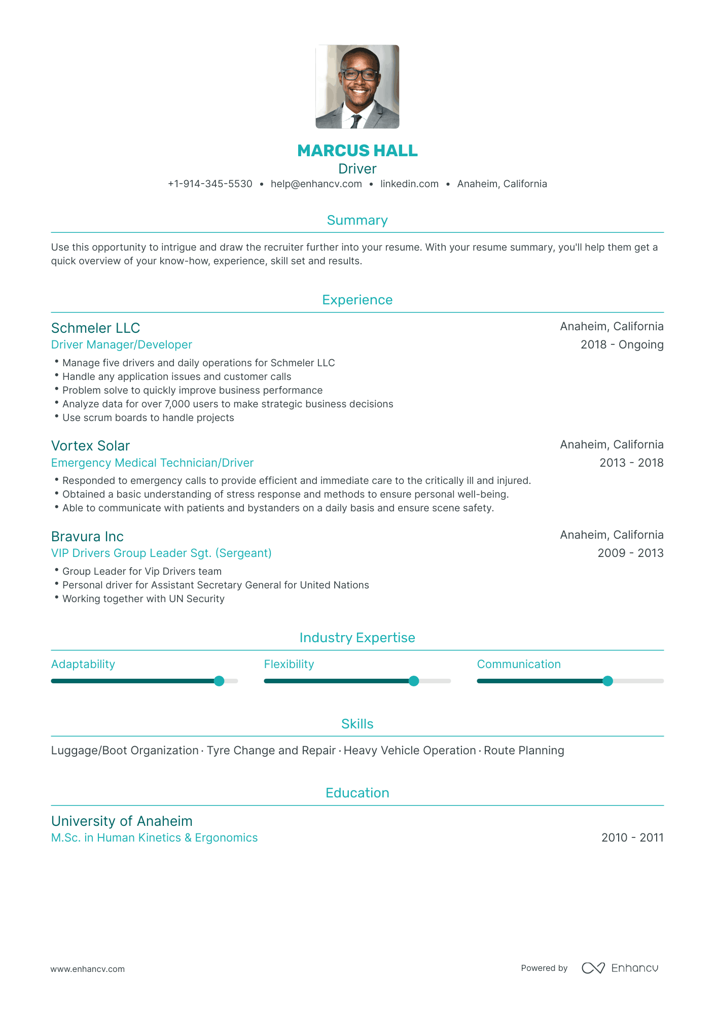 4 Driver Resume Examples & Guide for 2023